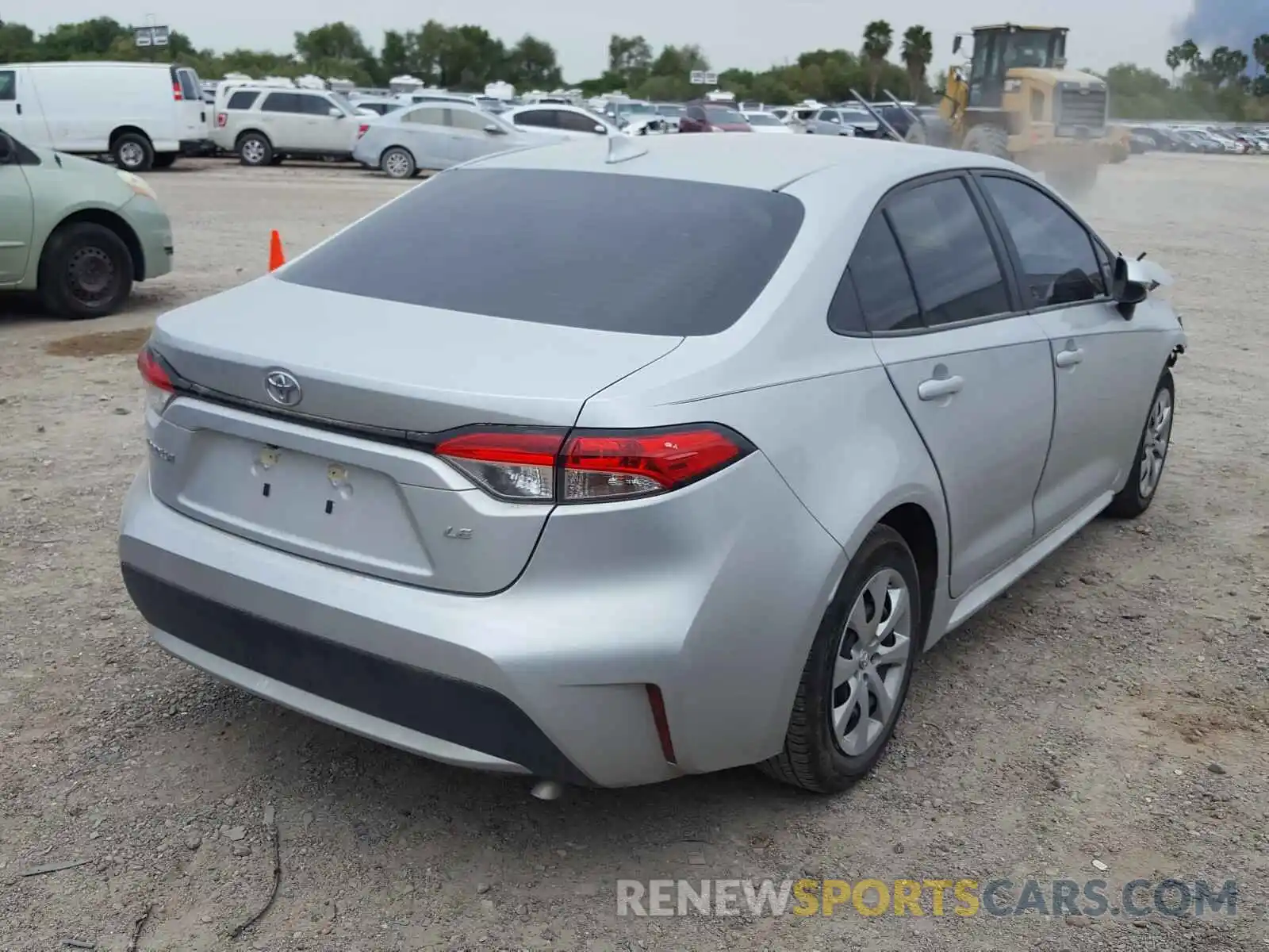 4 Photograph of a damaged car 5YFEPRAE9LP102696 TOYOTA COROLLA 2020