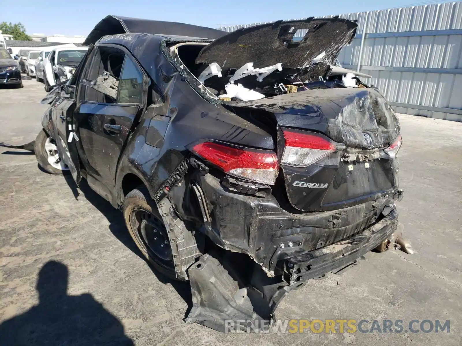 3 Photograph of a damaged car 5YFEPRAE9LP104397 TOYOTA COROLLA 2020