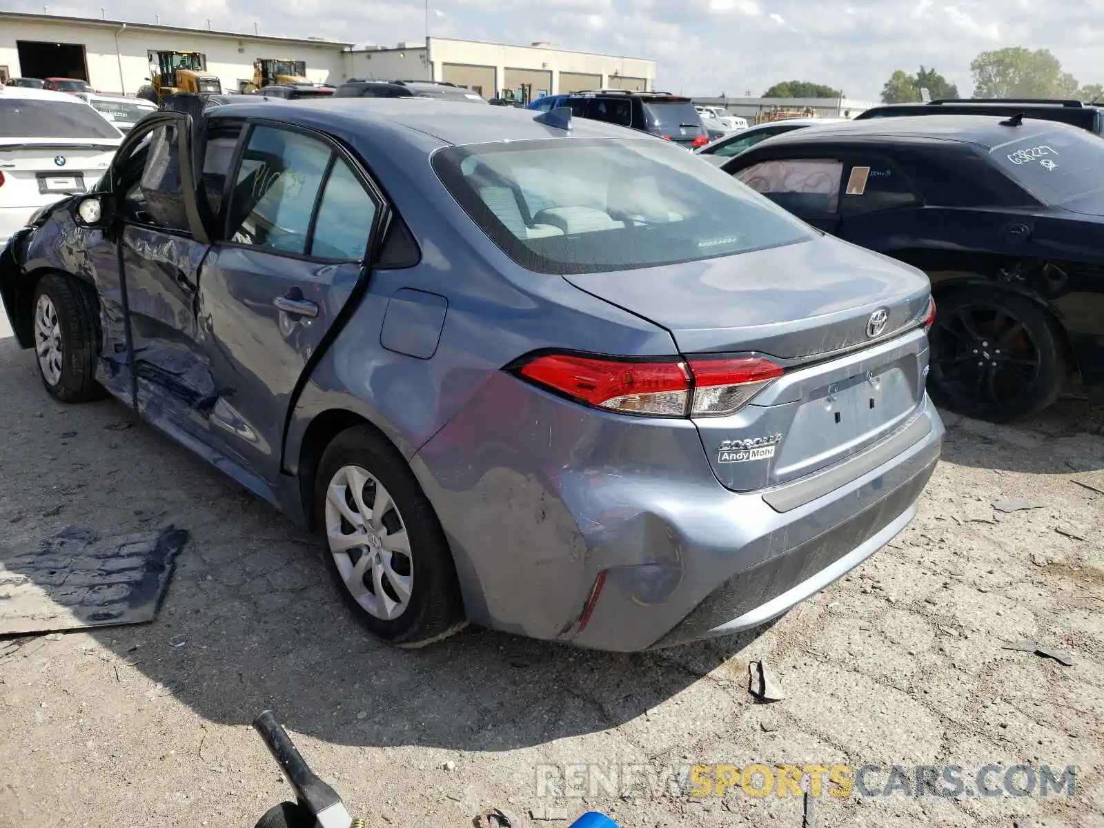 3 Photograph of a damaged car 5YFEPRAE9LP105341 TOYOTA COROLLA 2020