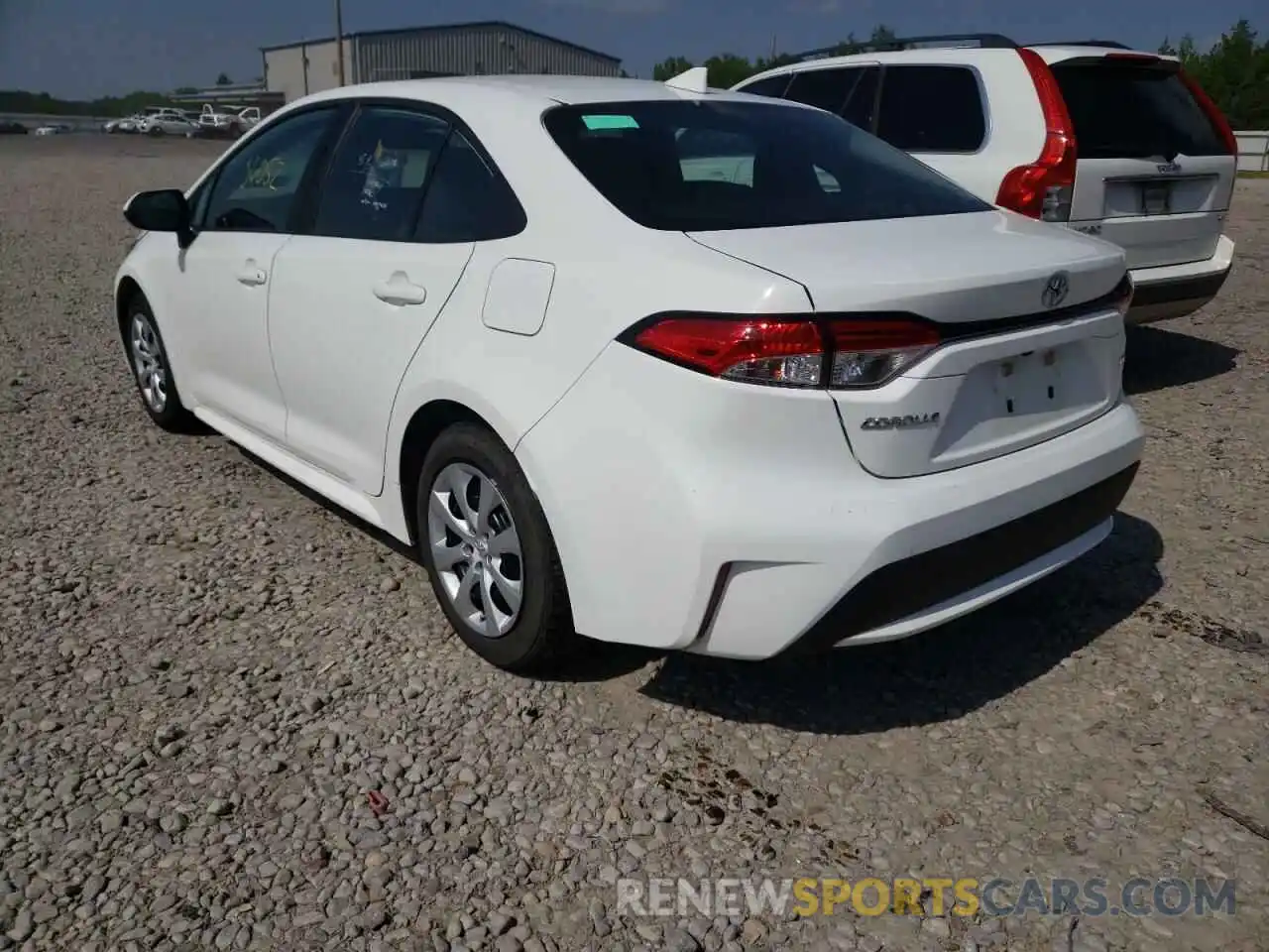 3 Photograph of a damaged car 5YFEPRAE9LP105453 TOYOTA COROLLA 2020