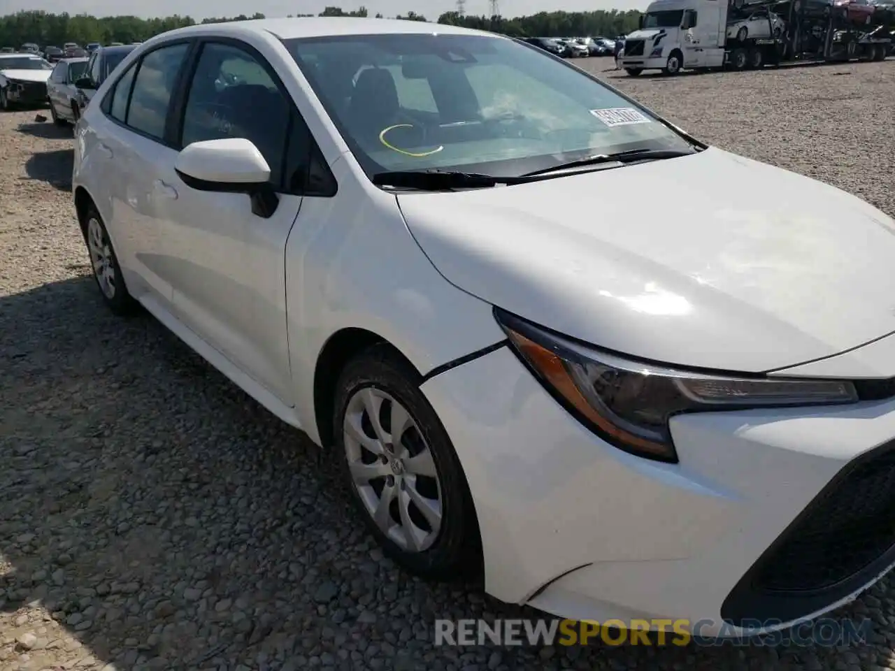 9 Photograph of a damaged car 5YFEPRAE9LP105453 TOYOTA COROLLA 2020