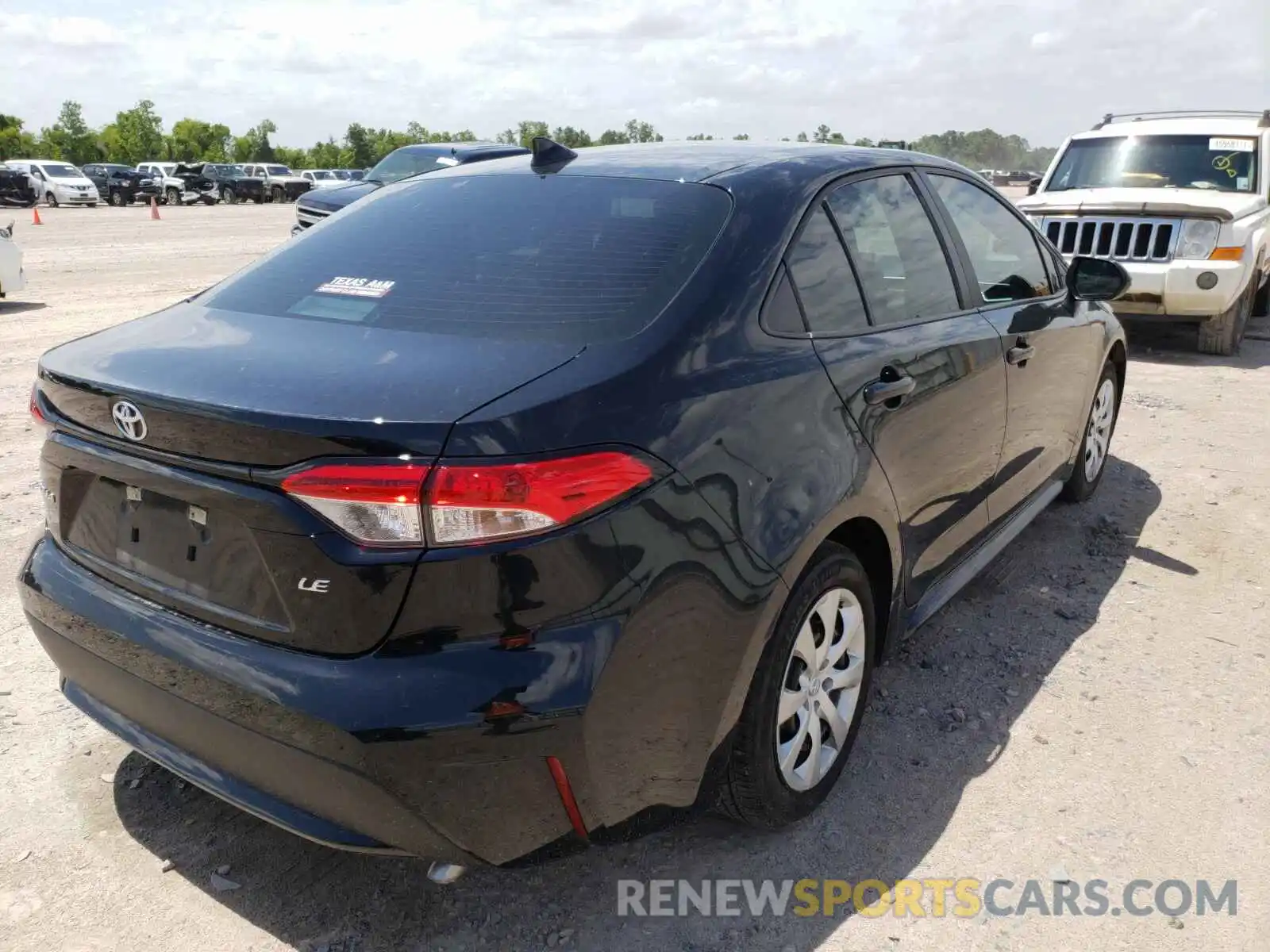 4 Photograph of a damaged car 5YFEPRAE9LP105727 TOYOTA COROLLA 2020