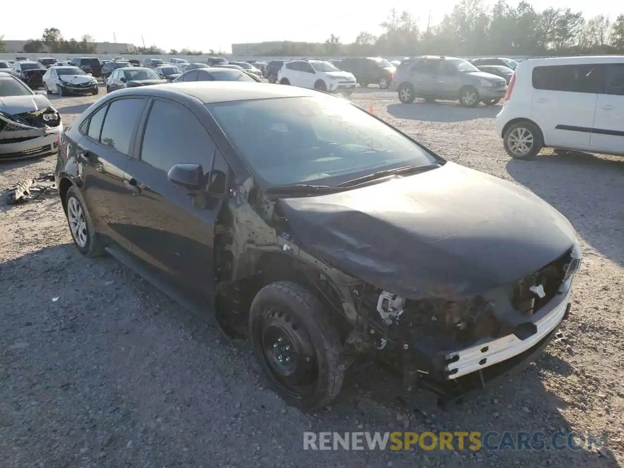 1 Photograph of a damaged car 5YFEPRAE9LP106618 TOYOTA COROLLA 2020