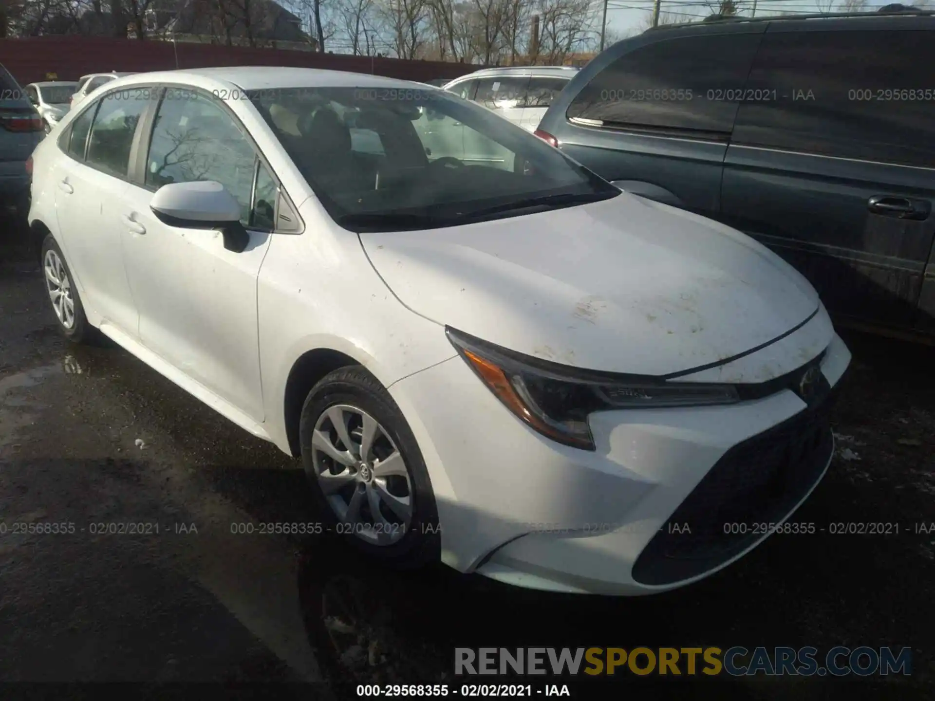 1 Photograph of a damaged car 5YFEPRAE9LP106649 TOYOTA COROLLA 2020