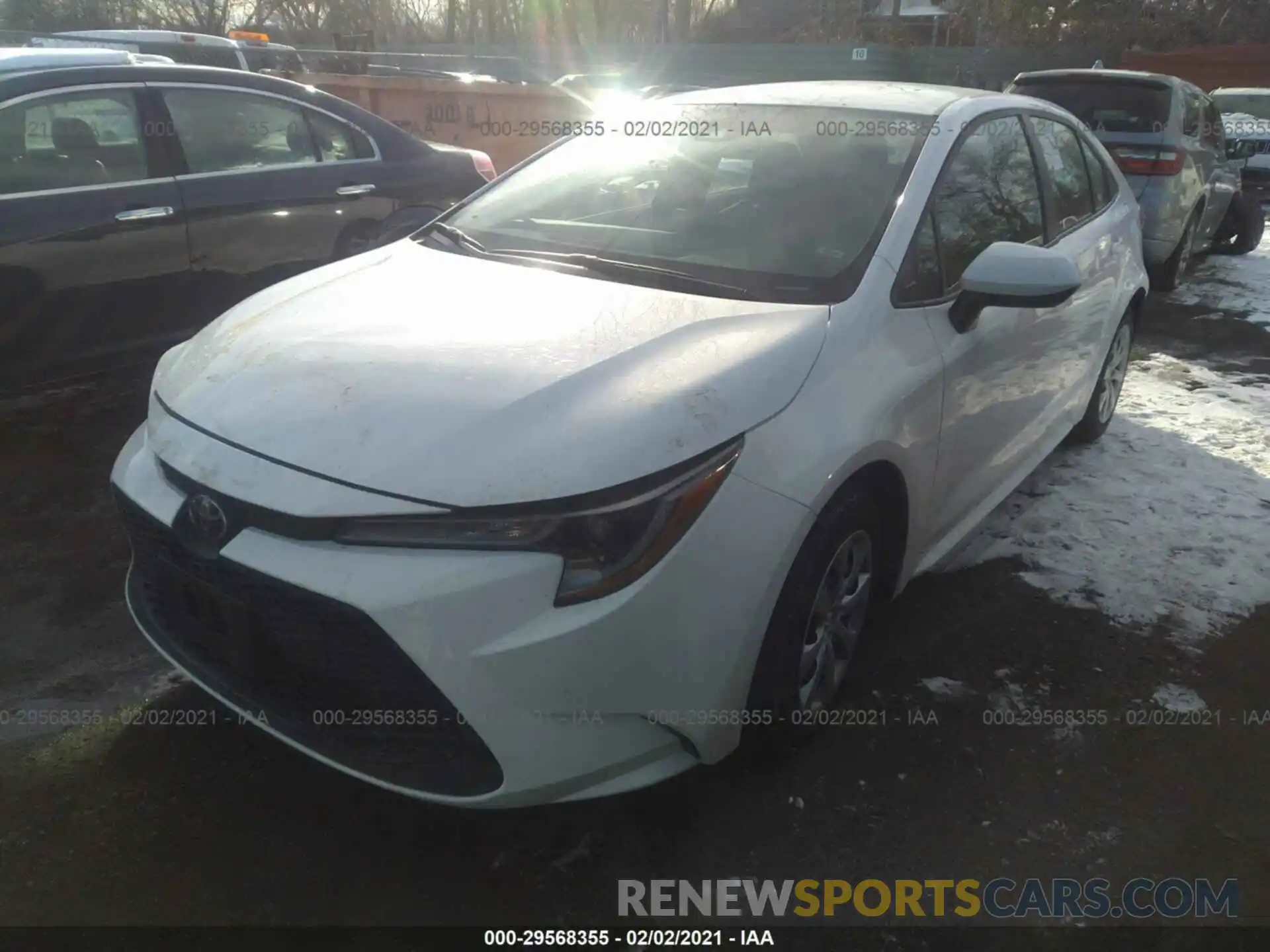 2 Photograph of a damaged car 5YFEPRAE9LP106649 TOYOTA COROLLA 2020