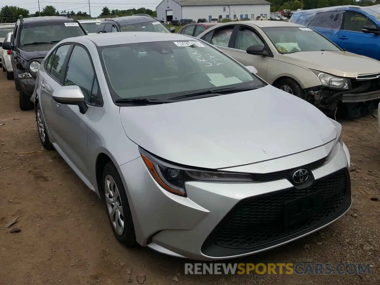 1 Photograph of a damaged car 5YFEPRAE9LP106683 TOYOTA COROLLA 2020