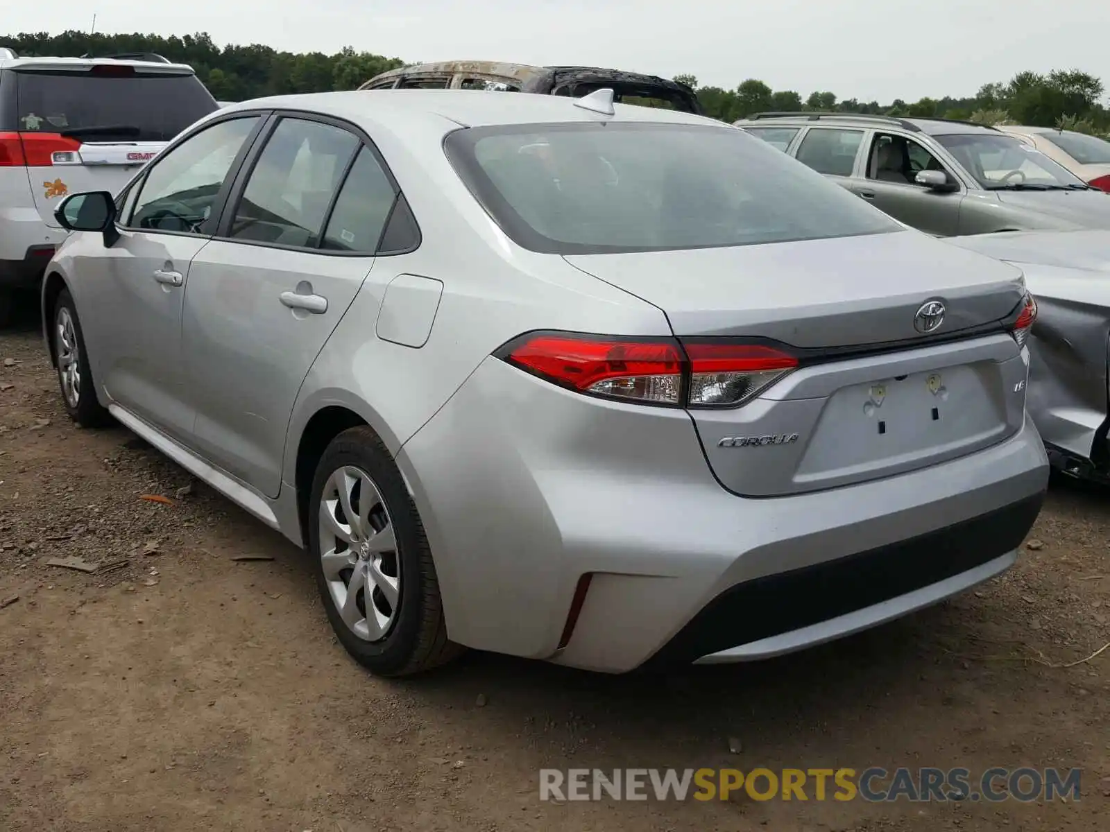 3 Photograph of a damaged car 5YFEPRAE9LP106683 TOYOTA COROLLA 2020