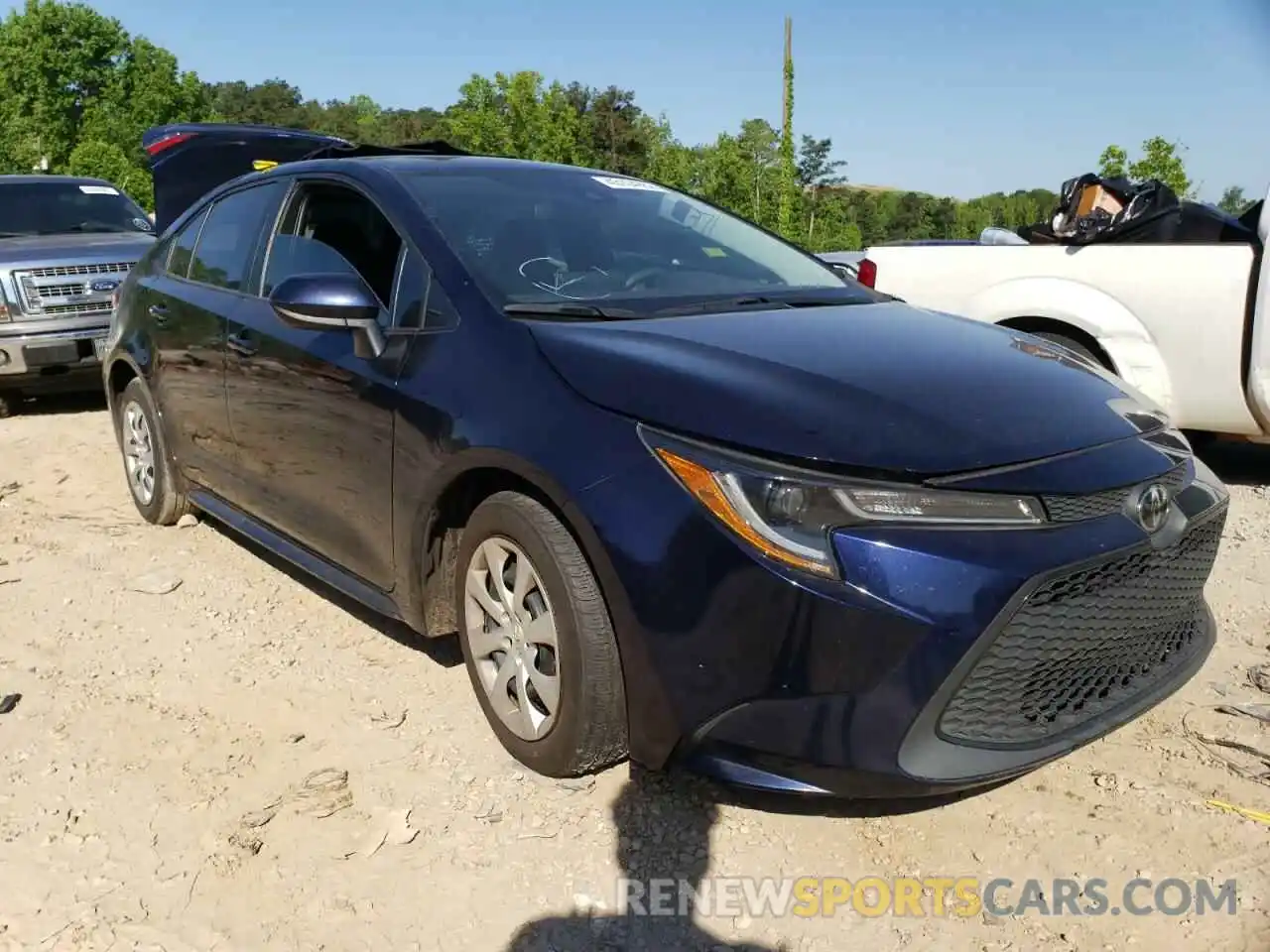 1 Photograph of a damaged car 5YFEPRAE9LP108417 TOYOTA COROLLA 2020