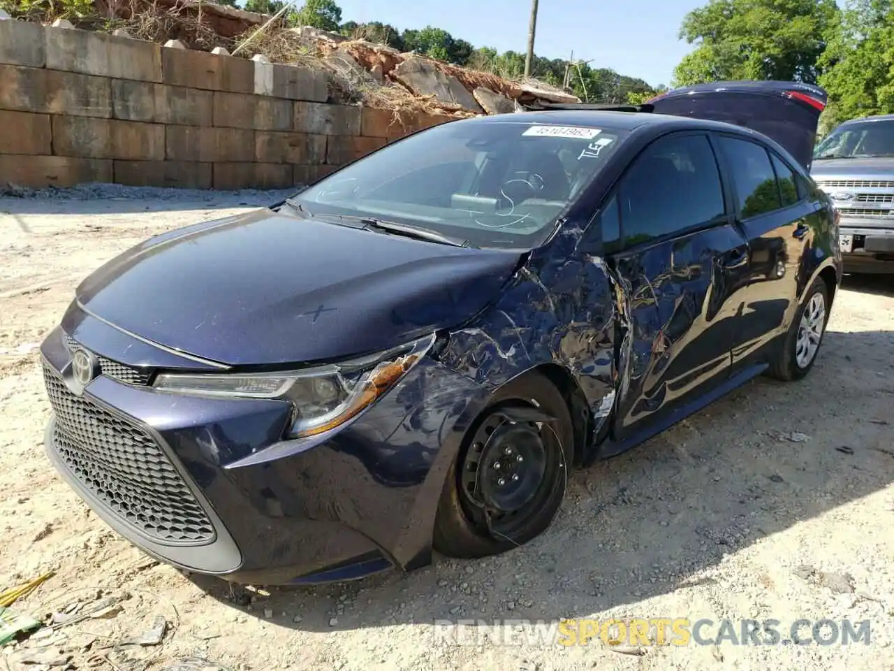 2 Photograph of a damaged car 5YFEPRAE9LP108417 TOYOTA COROLLA 2020