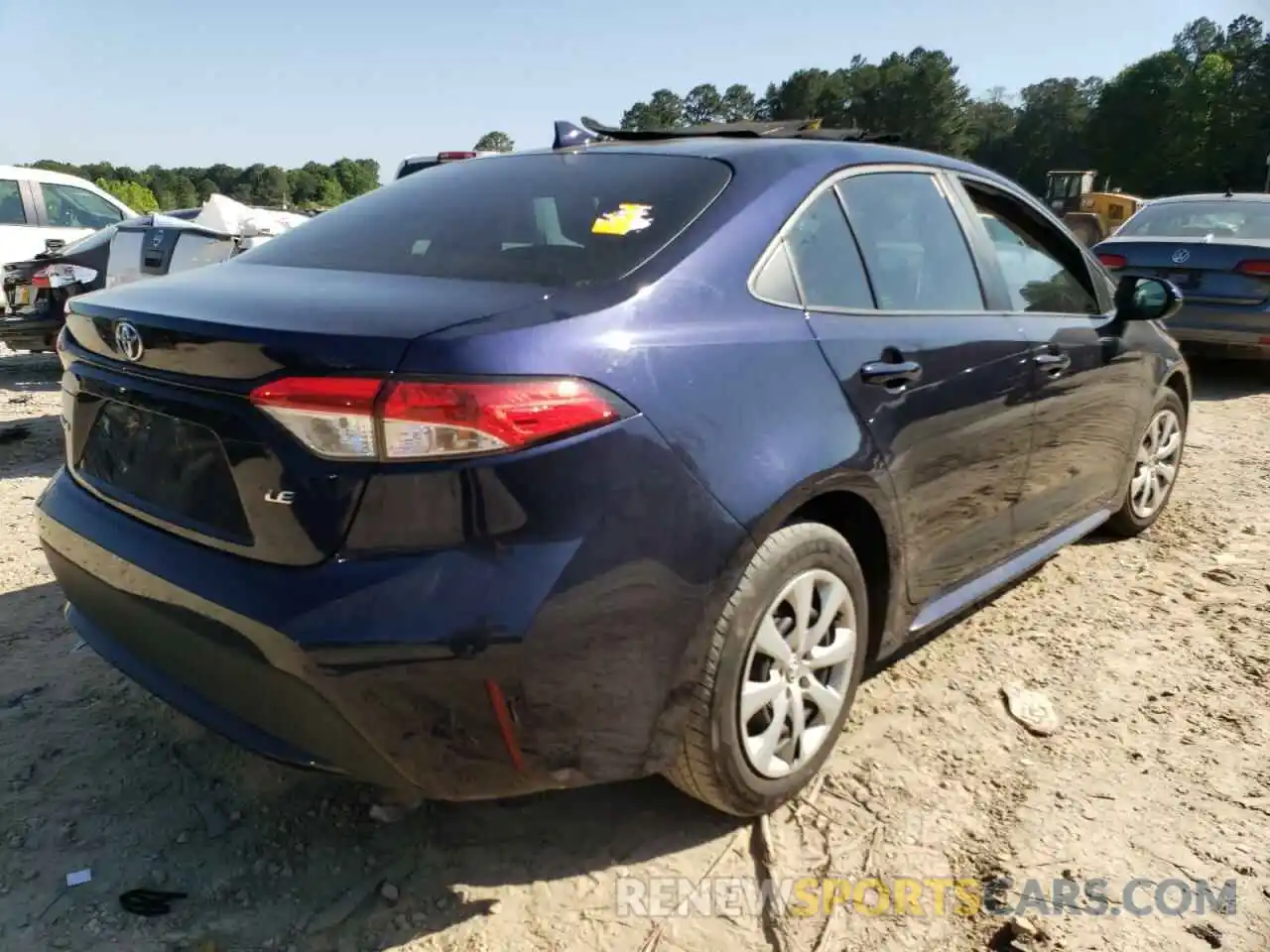 4 Photograph of a damaged car 5YFEPRAE9LP108417 TOYOTA COROLLA 2020