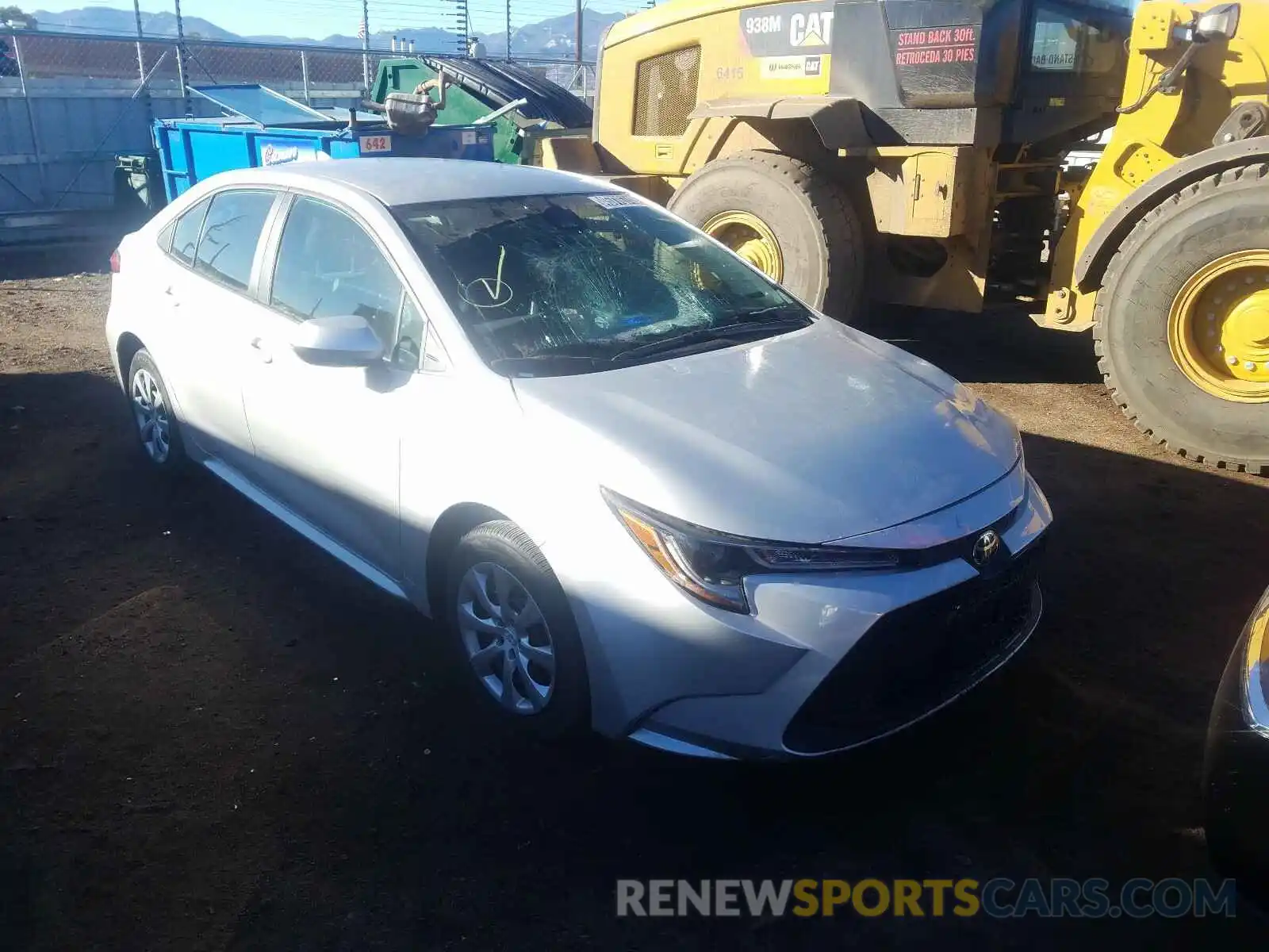 1 Photograph of a damaged car 5YFEPRAE9LP109079 TOYOTA COROLLA 2020