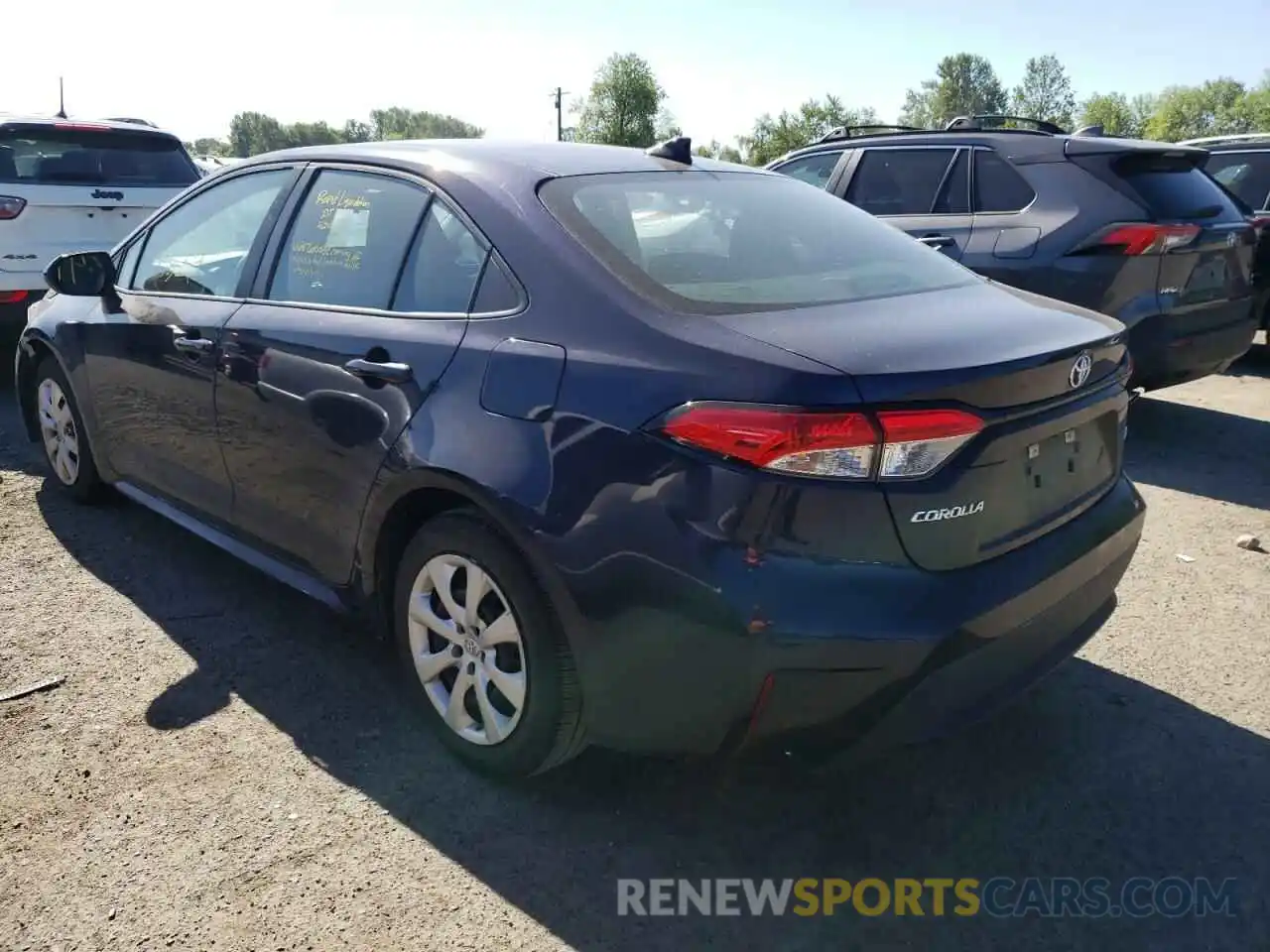 3 Photograph of a damaged car 5YFEPRAE9LP109132 TOYOTA COROLLA 2020