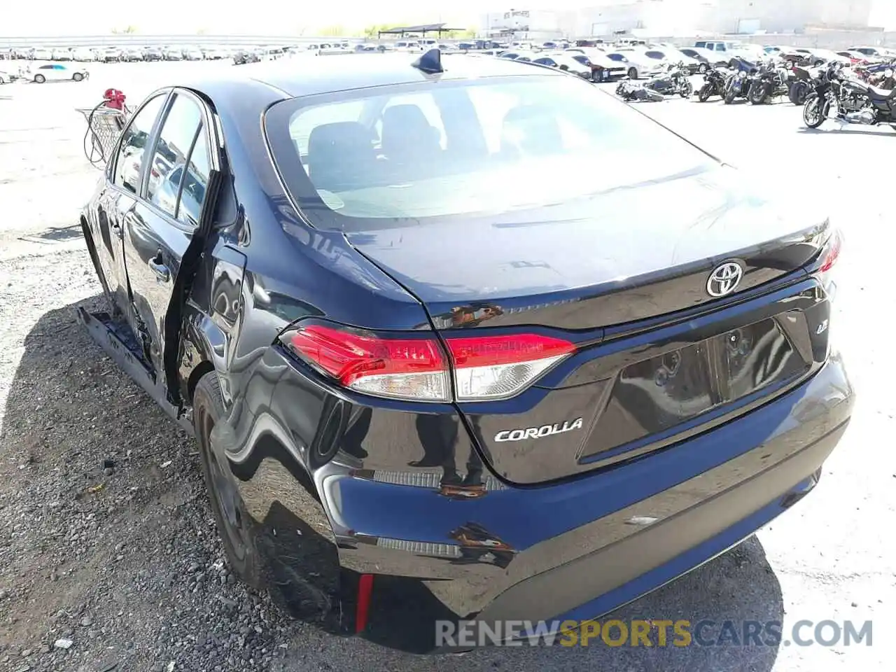 3 Photograph of a damaged car 5YFEPRAE9LP109213 TOYOTA COROLLA 2020