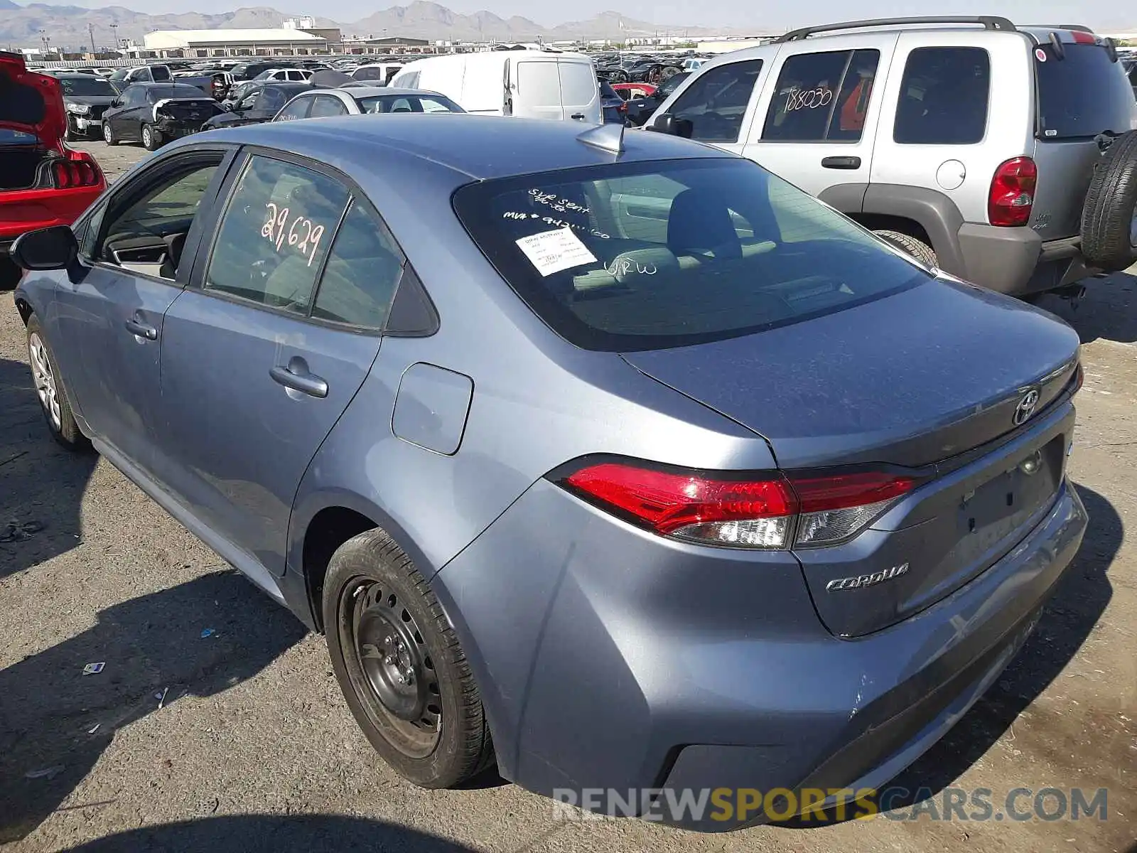 3 Photograph of a damaged car 5YFEPRAE9LP109308 TOYOTA COROLLA 2020