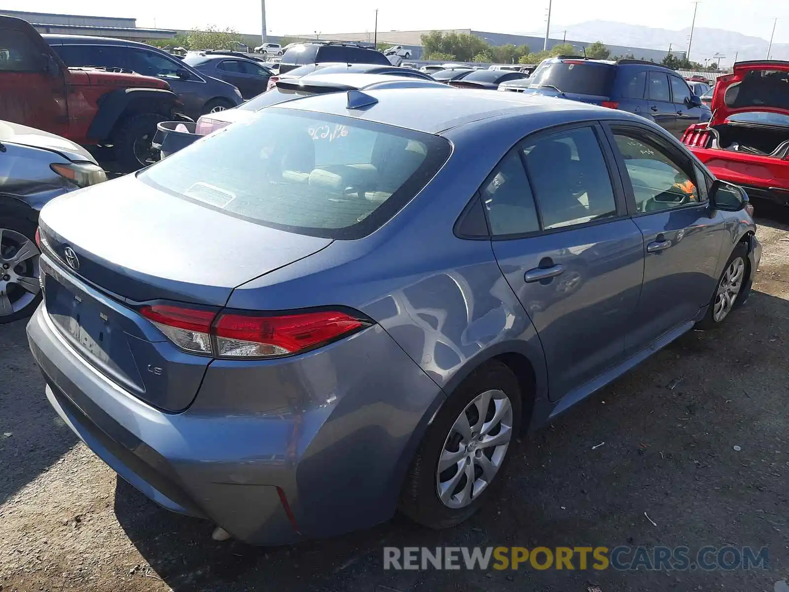 4 Photograph of a damaged car 5YFEPRAE9LP109308 TOYOTA COROLLA 2020