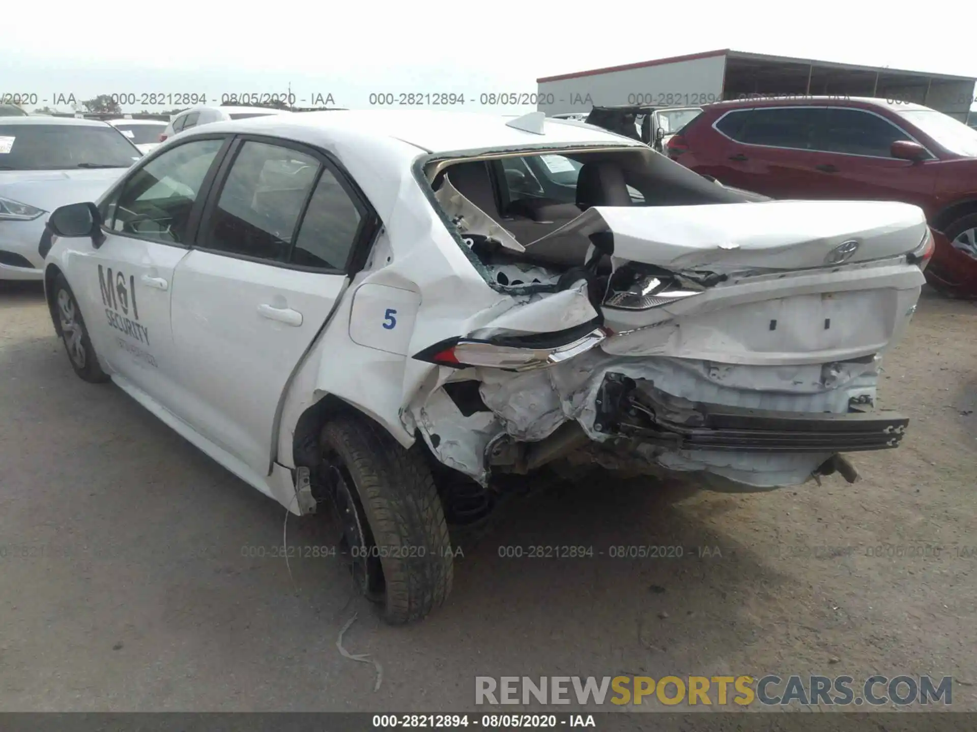 3 Photograph of a damaged car 5YFEPRAE9LP109535 TOYOTA COROLLA 2020