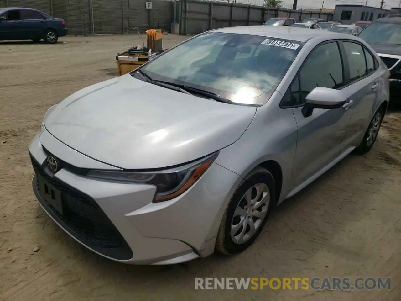 2 Photograph of a damaged car 5YFEPRAE9LP110832 TOYOTA COROLLA 2020