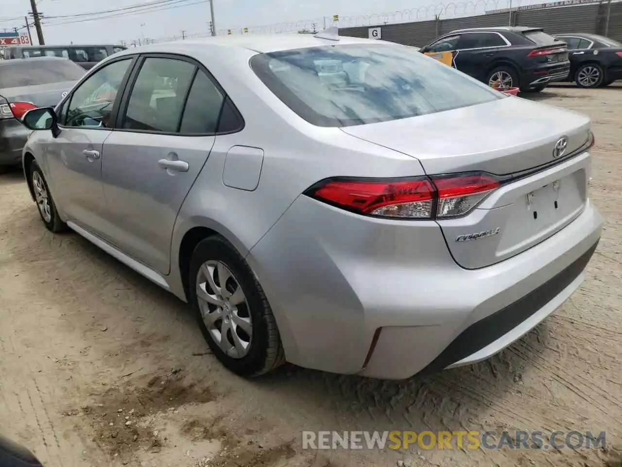 3 Photograph of a damaged car 5YFEPRAE9LP110832 TOYOTA COROLLA 2020