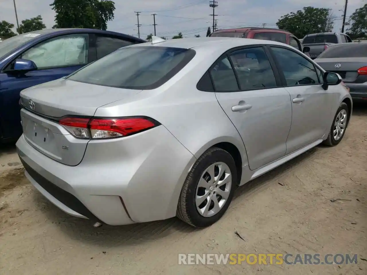 4 Photograph of a damaged car 5YFEPRAE9LP110832 TOYOTA COROLLA 2020