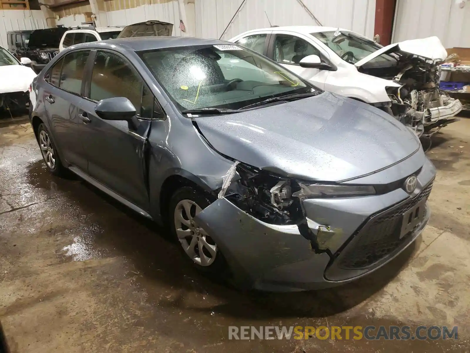 1 Photograph of a damaged car 5YFEPRAE9LP110930 TOYOTA COROLLA 2020