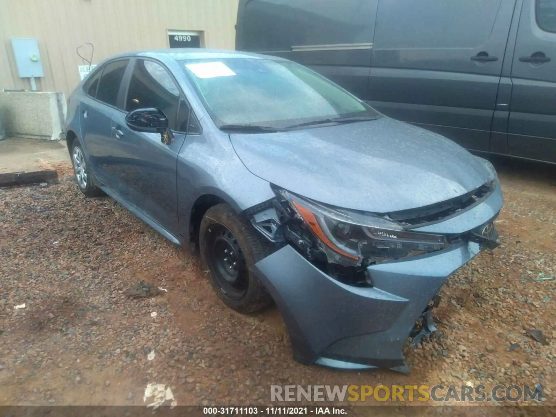 1 Photograph of a damaged car 5YFEPRAE9LP111771 TOYOTA COROLLA 2020