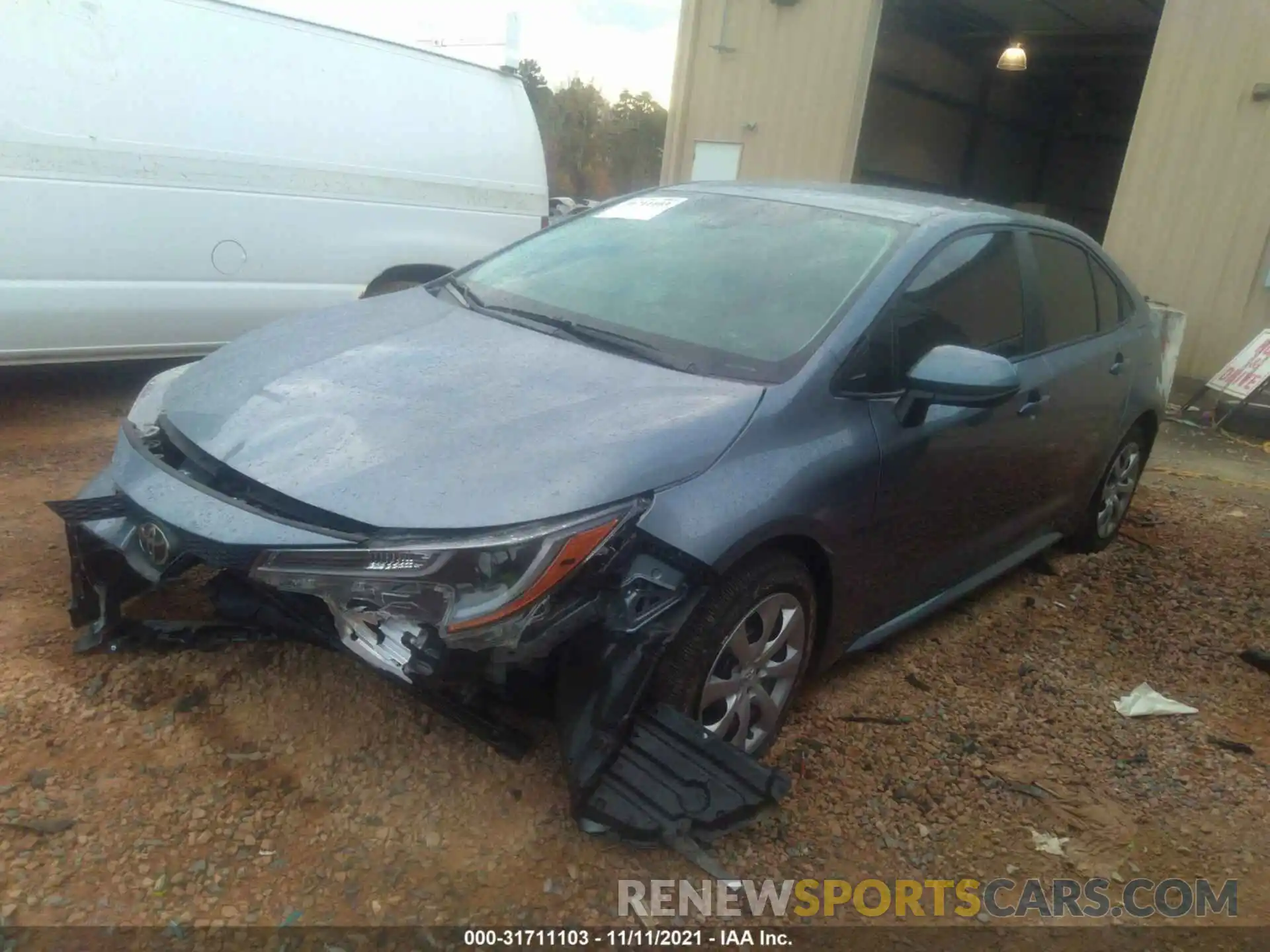 2 Photograph of a damaged car 5YFEPRAE9LP111771 TOYOTA COROLLA 2020