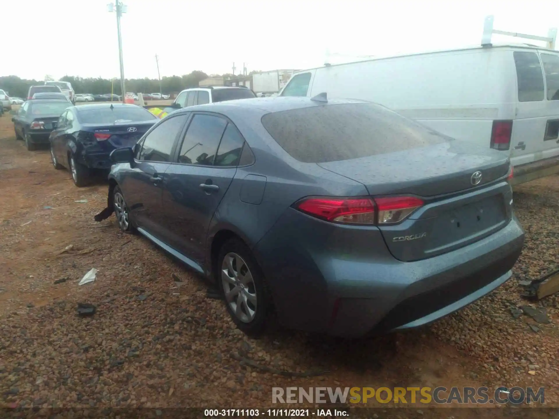 3 Photograph of a damaged car 5YFEPRAE9LP111771 TOYOTA COROLLA 2020