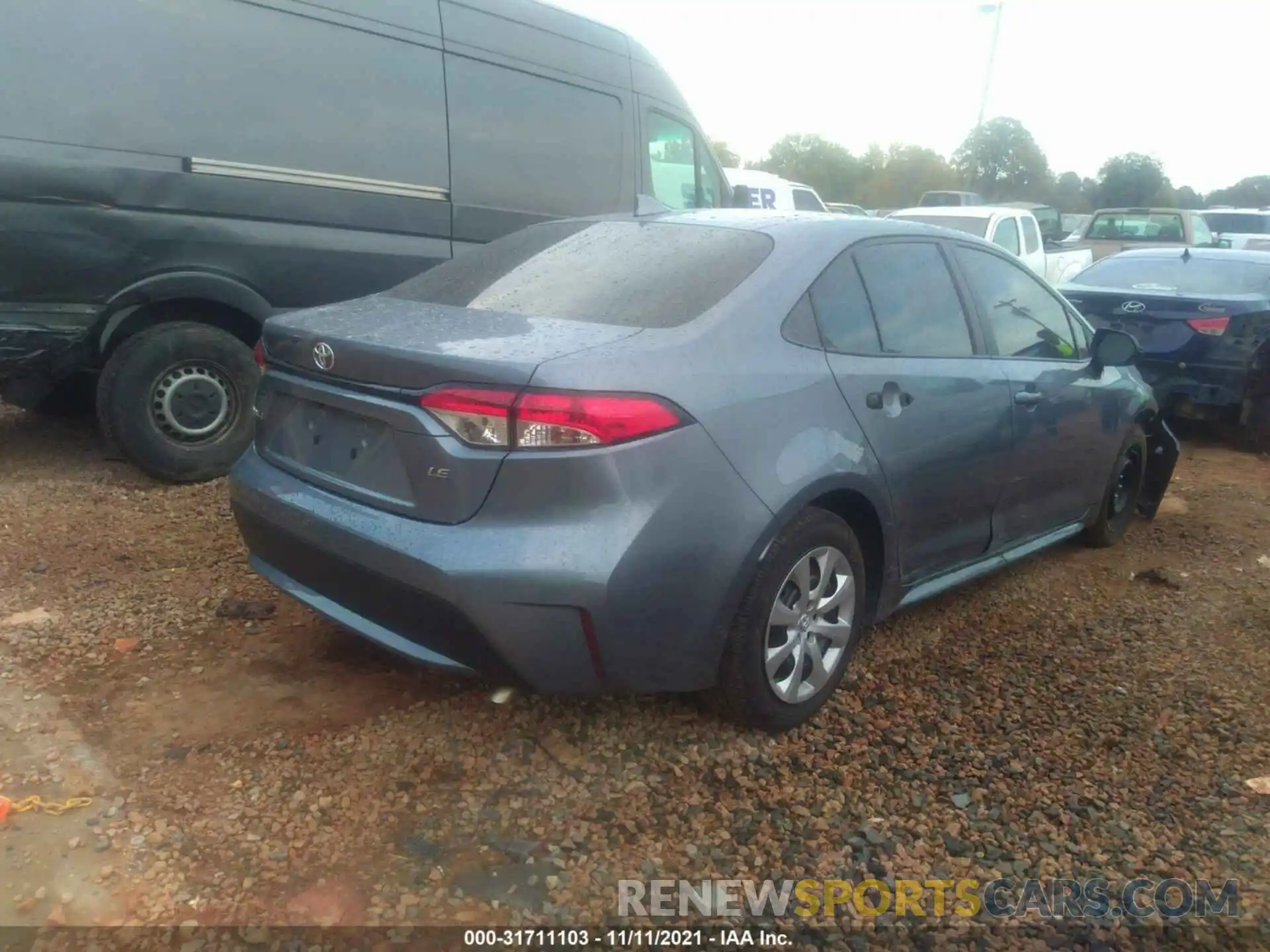 4 Photograph of a damaged car 5YFEPRAE9LP111771 TOYOTA COROLLA 2020