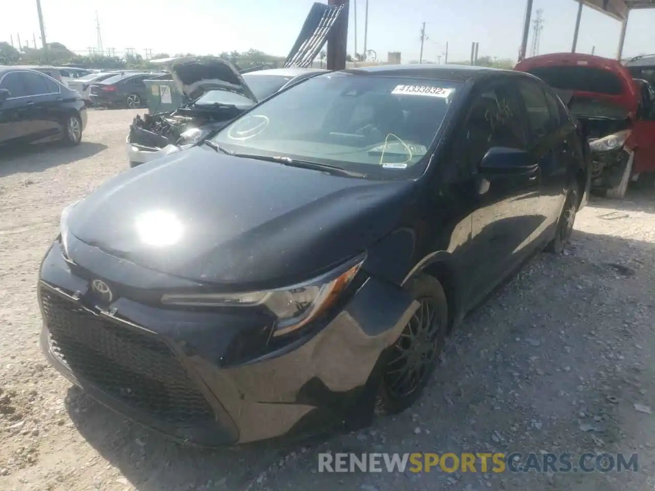 2 Photograph of a damaged car 5YFEPRAE9LP112211 TOYOTA COROLLA 2020