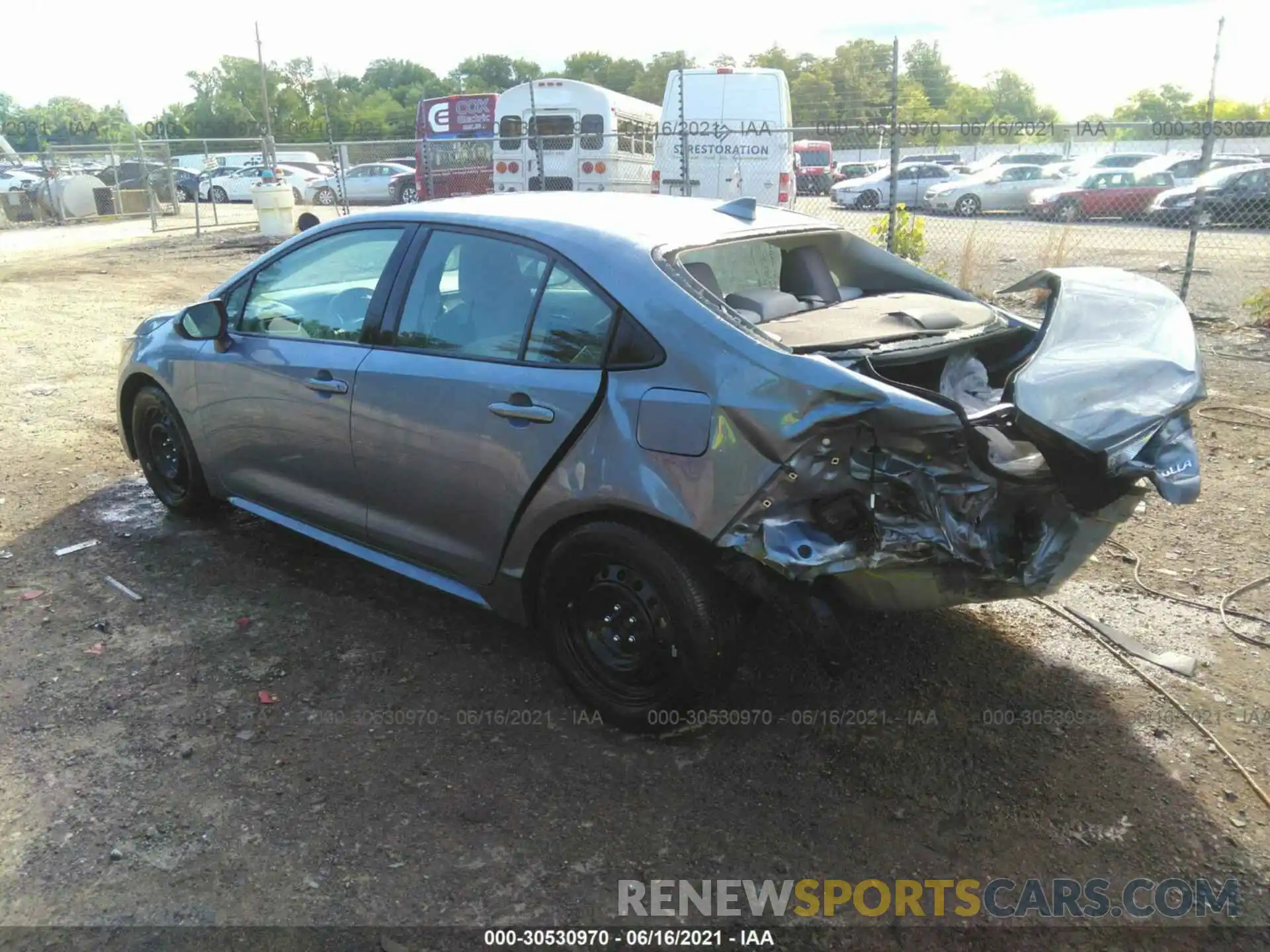 3 Photograph of a damaged car 5YFEPRAE9LP112659 TOYOTA COROLLA 2020