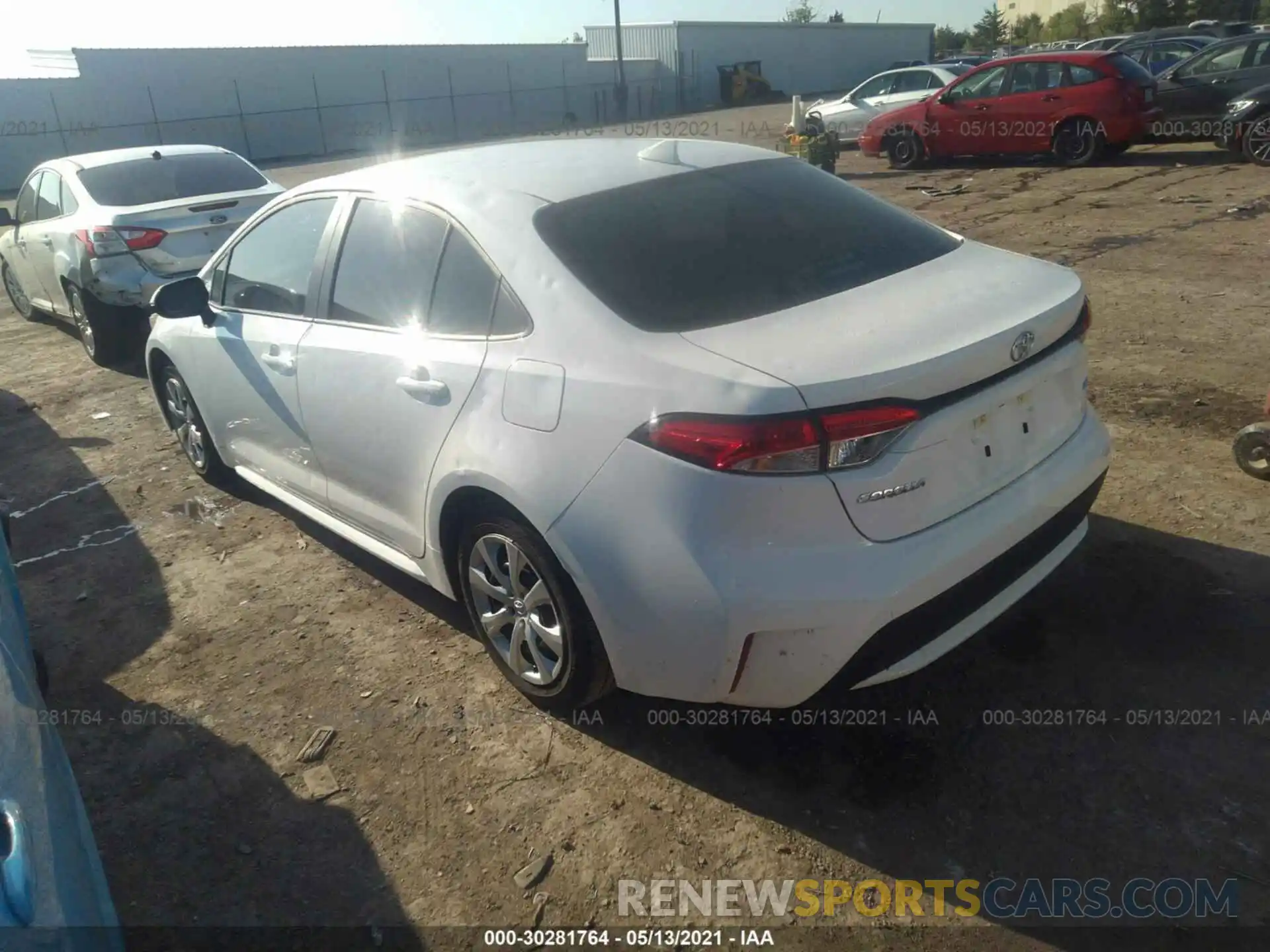 3 Photograph of a damaged car 5YFEPRAE9LP113830 TOYOTA COROLLA 2020