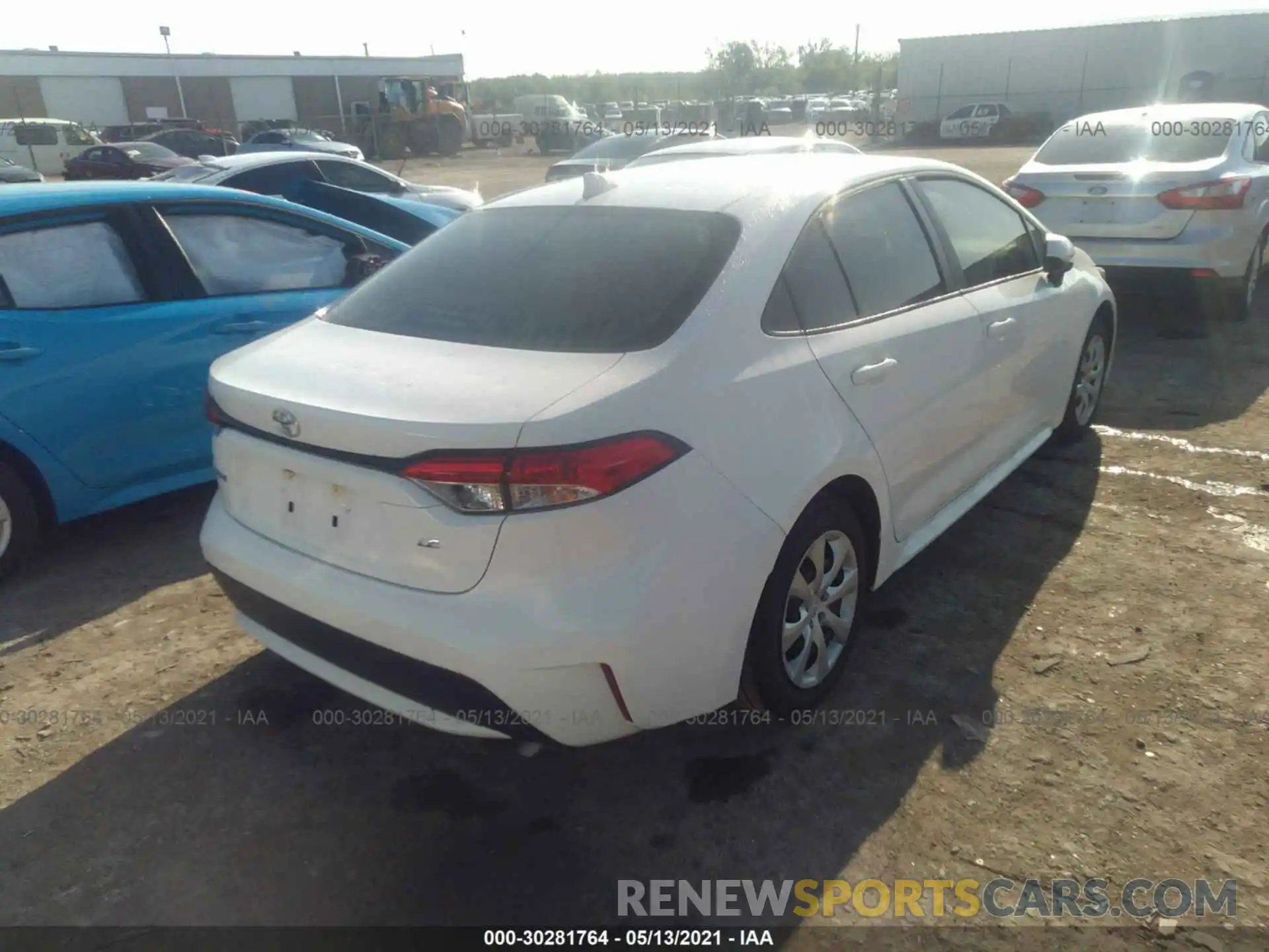 4 Photograph of a damaged car 5YFEPRAE9LP113830 TOYOTA COROLLA 2020