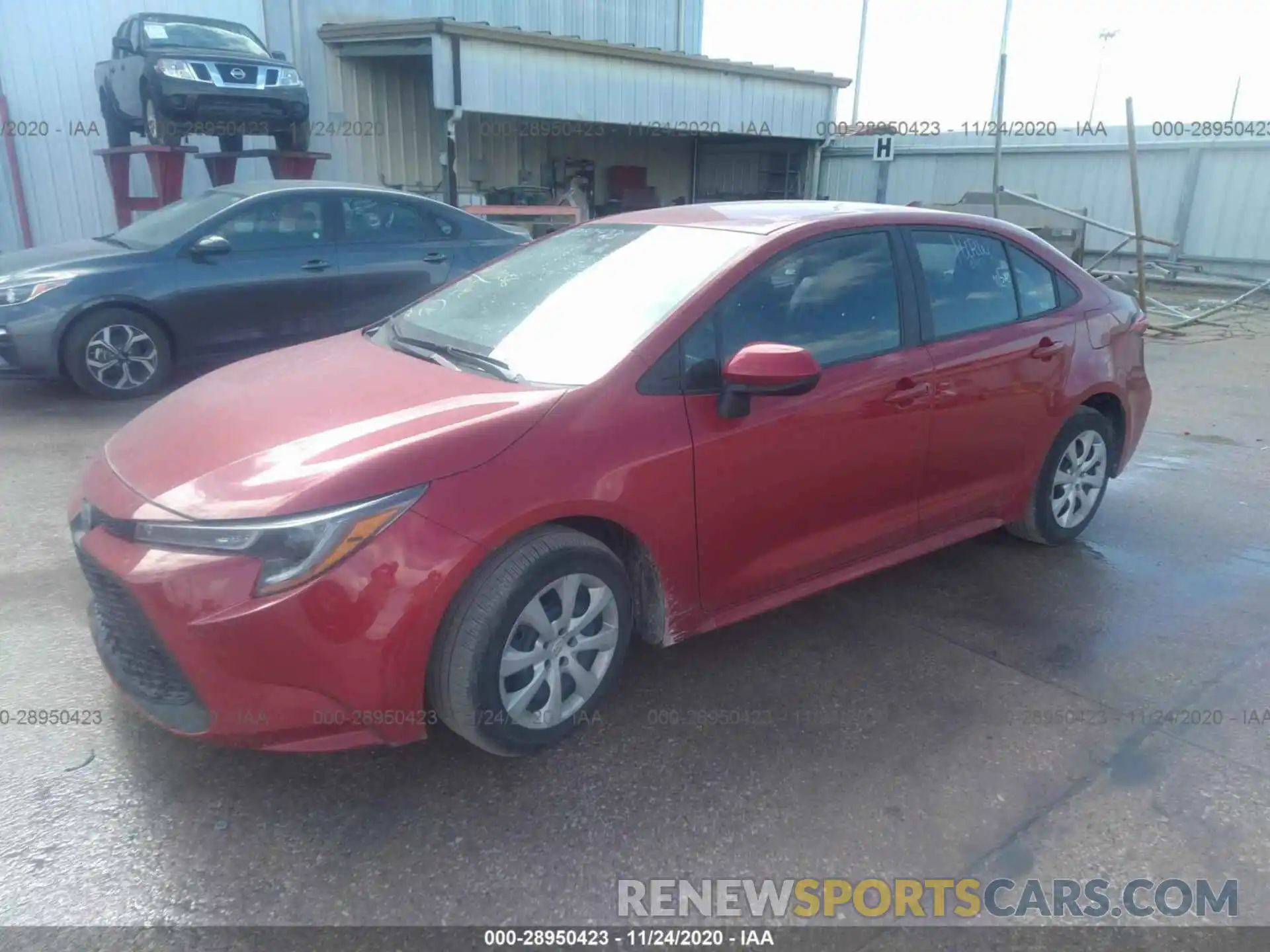 2 Photograph of a damaged car 5YFEPRAE9LP114508 TOYOTA COROLLA 2020