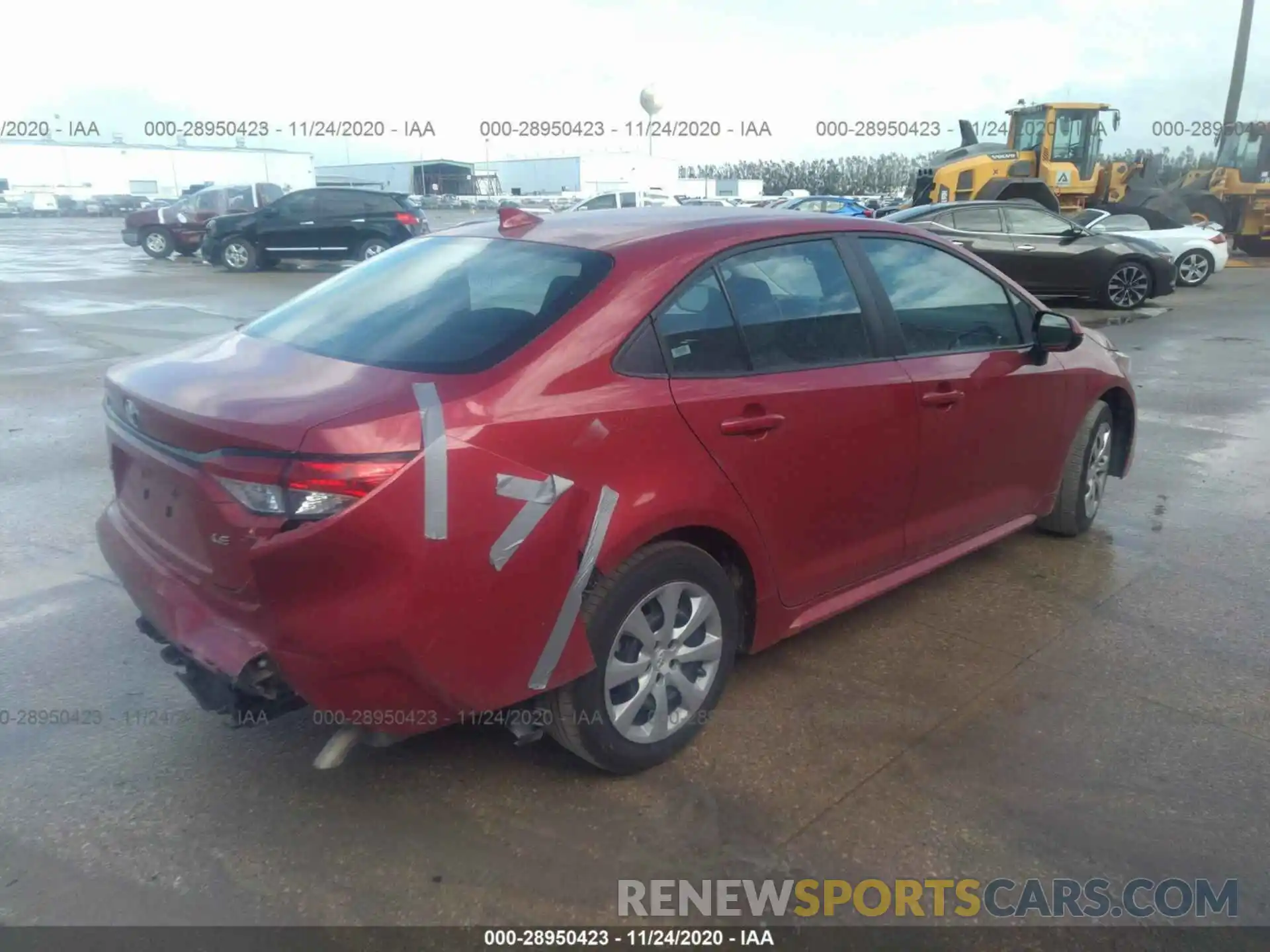 4 Photograph of a damaged car 5YFEPRAE9LP114508 TOYOTA COROLLA 2020