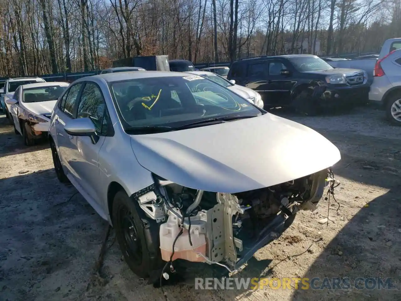 1 Photograph of a damaged car 5YFEPRAE9LP114721 TOYOTA COROLLA 2020