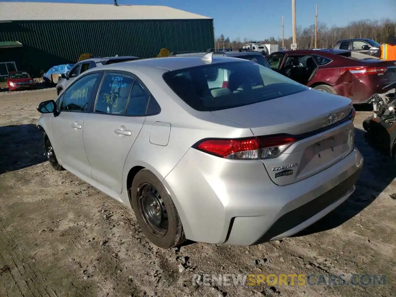 3 Photograph of a damaged car 5YFEPRAE9LP114721 TOYOTA COROLLA 2020