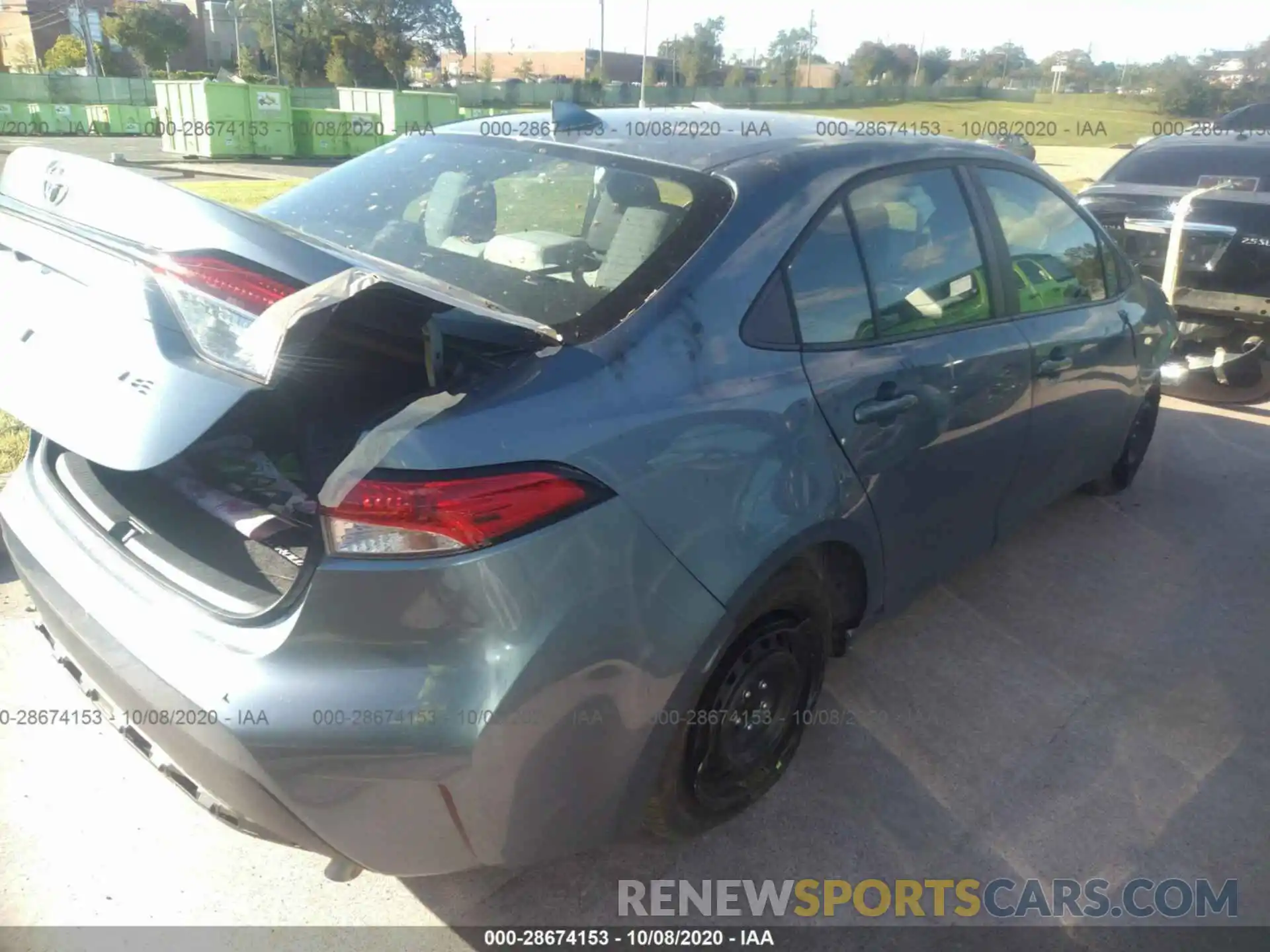 4 Photograph of a damaged car 5YFEPRAE9LP114881 TOYOTA COROLLA 2020