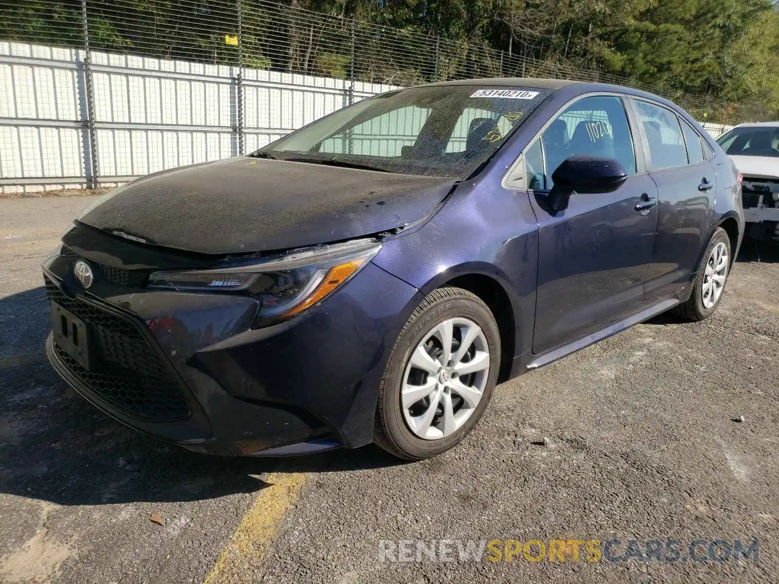 2 Photograph of a damaged car 5YFEPRAE9LP115044 TOYOTA COROLLA 2020