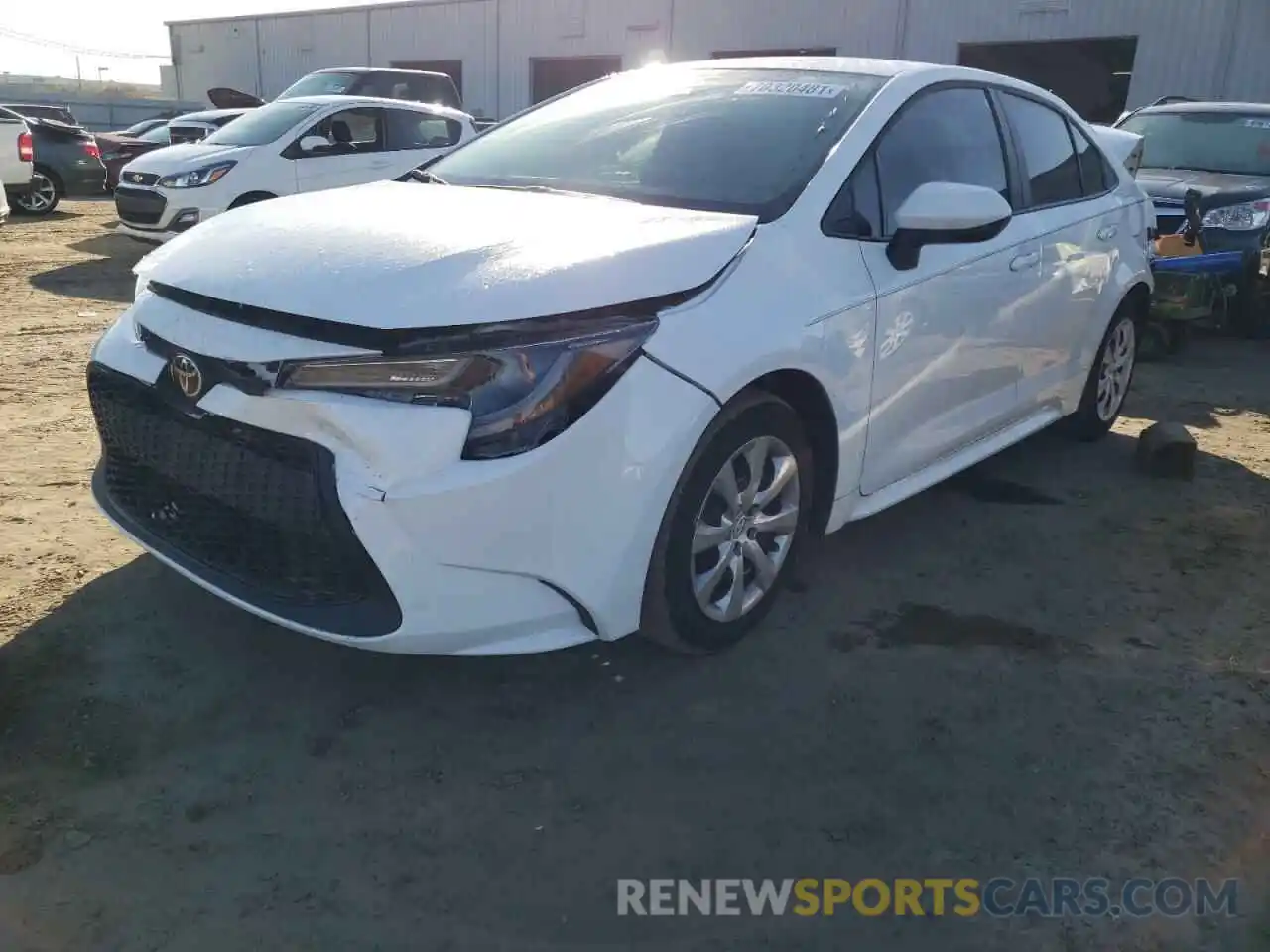 2 Photograph of a damaged car 5YFEPRAE9LP115318 TOYOTA COROLLA 2020