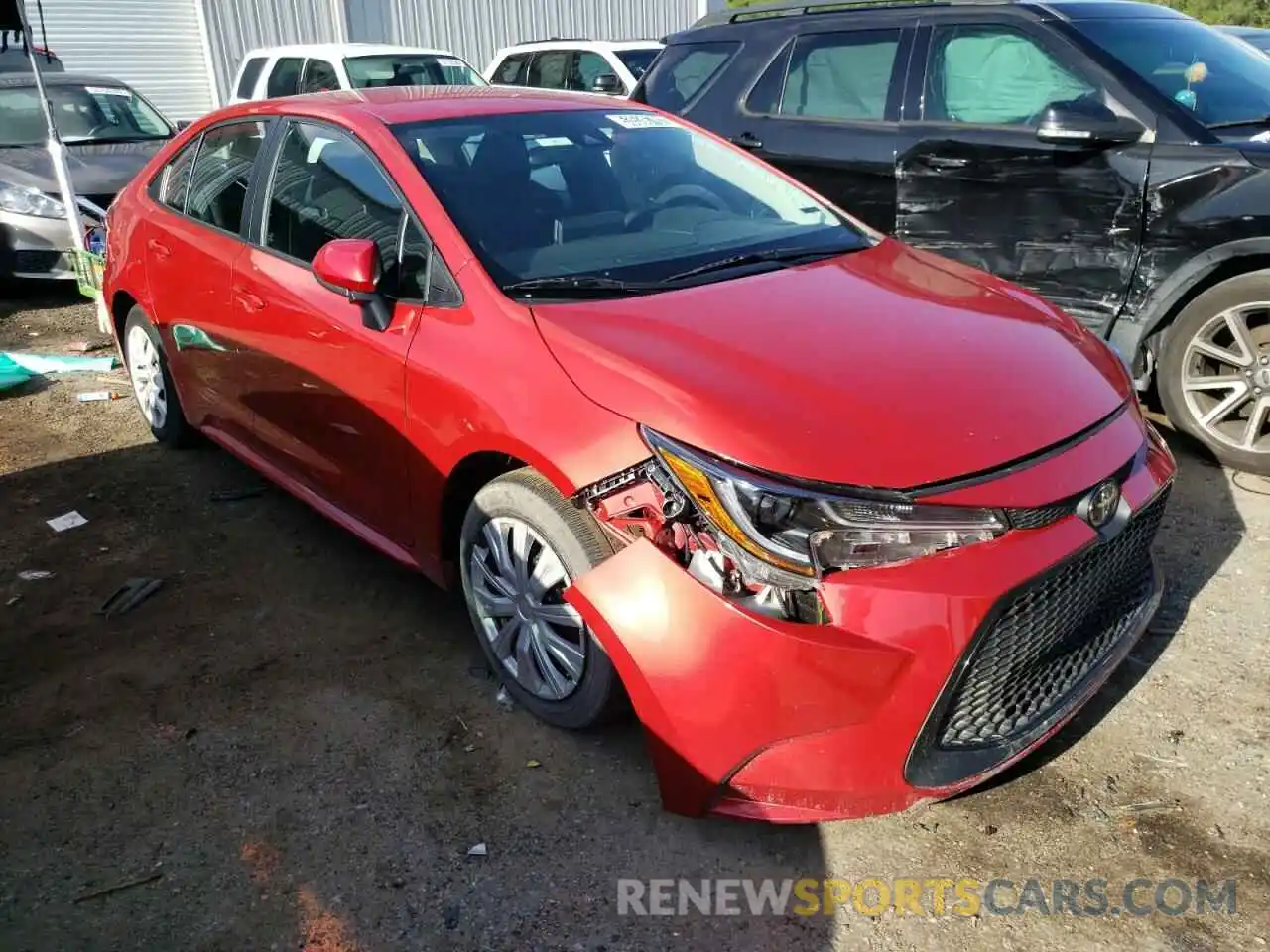 1 Photograph of a damaged car 5YFEPRAE9LP115710 TOYOTA COROLLA 2020