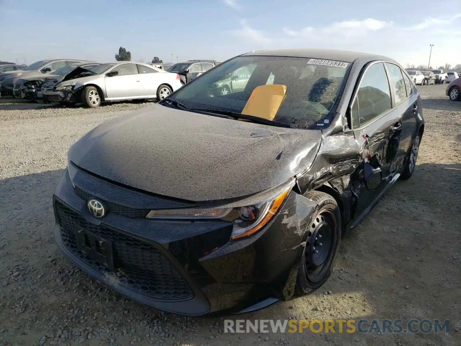 2 Photograph of a damaged car 5YFEPRAE9LP115934 TOYOTA COROLLA 2020