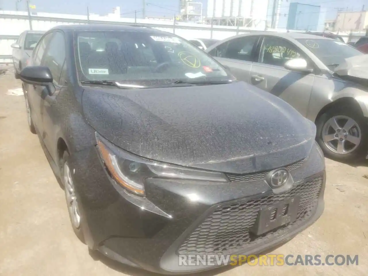 1 Photograph of a damaged car 5YFEPRAE9LP115965 TOYOTA COROLLA 2020