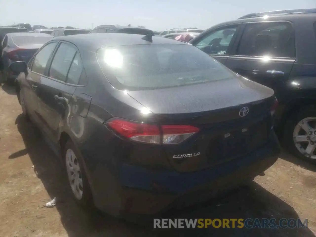 3 Photograph of a damaged car 5YFEPRAE9LP115965 TOYOTA COROLLA 2020