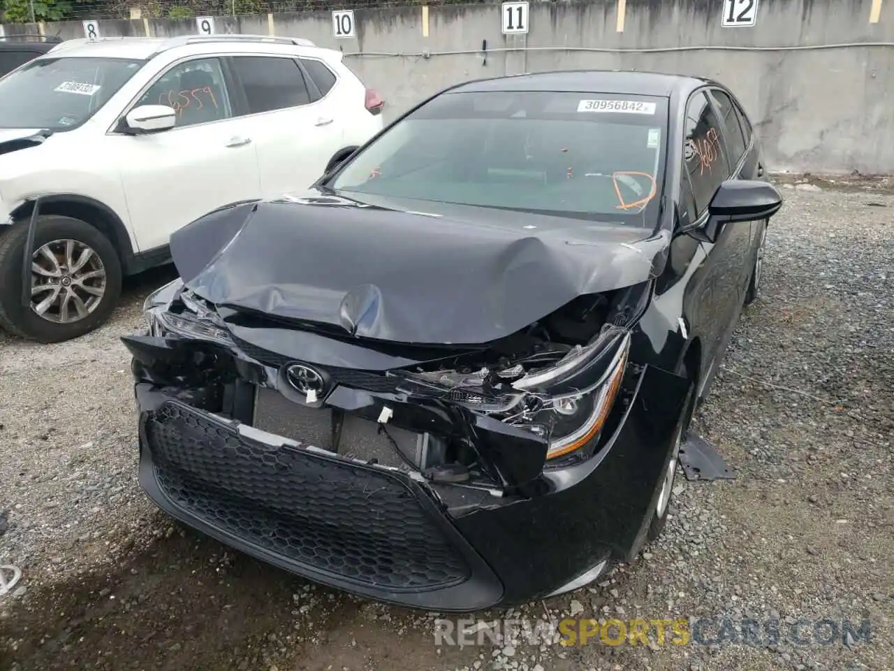 2 Photograph of a damaged car 5YFEPRAE9LP116890 TOYOTA COROLLA 2020