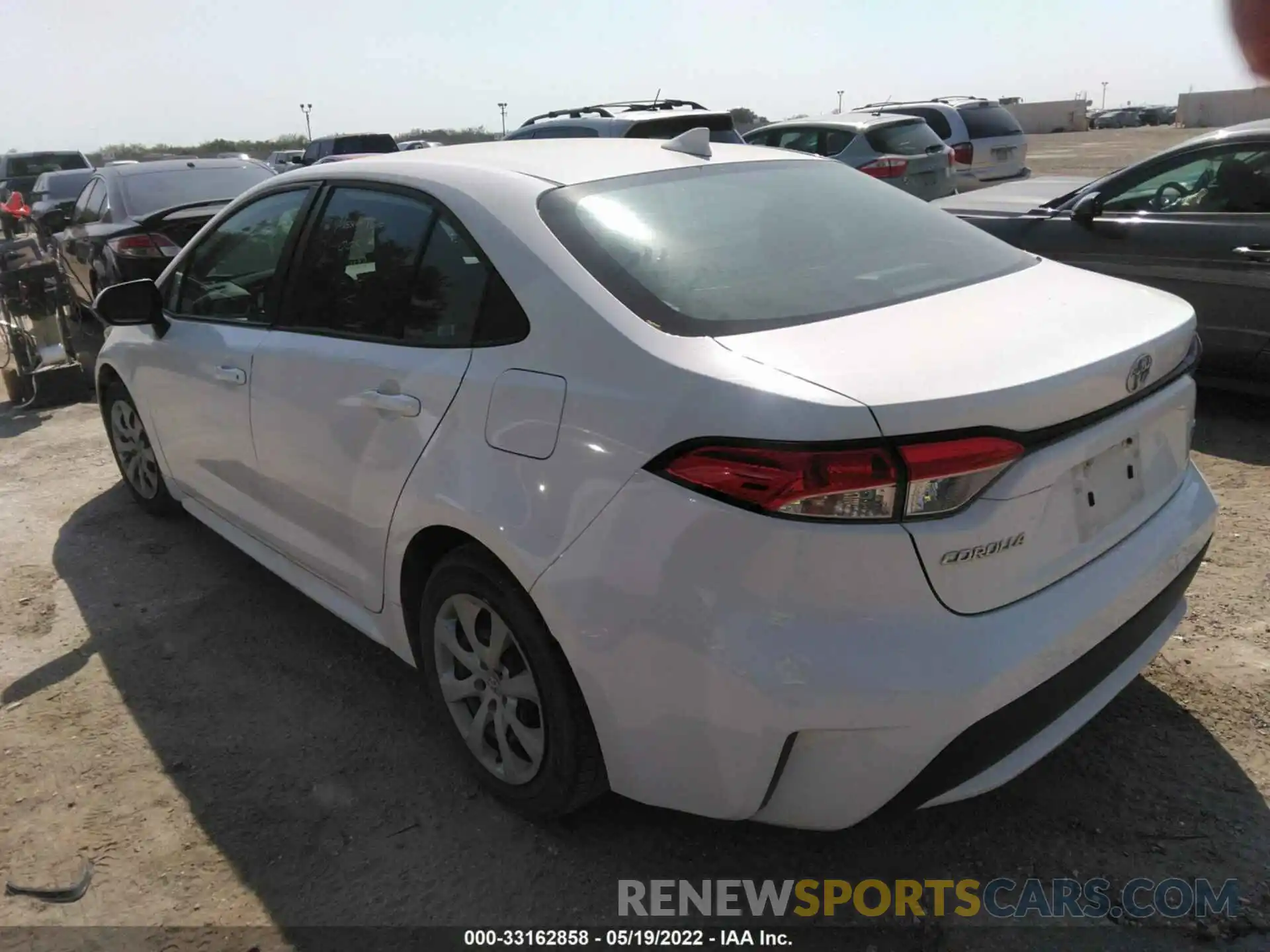 3 Photograph of a damaged car 5YFEPRAE9LP116940 TOYOTA COROLLA 2020