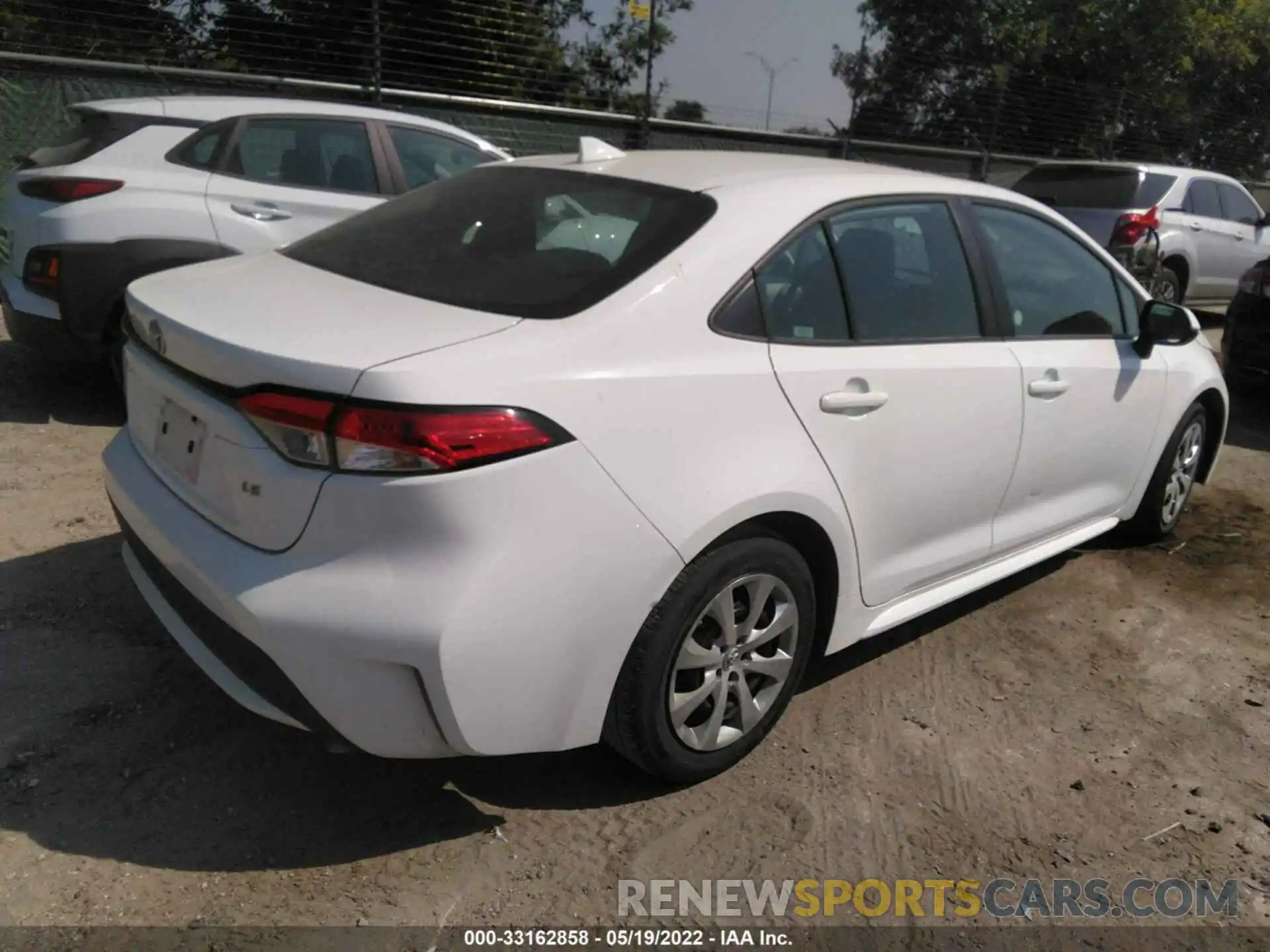 4 Photograph of a damaged car 5YFEPRAE9LP116940 TOYOTA COROLLA 2020