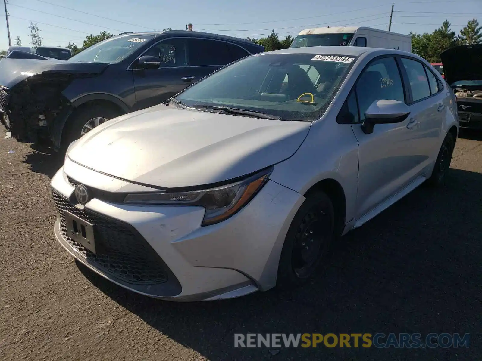 2 Photograph of a damaged car 5YFEPRAE9LP117232 TOYOTA COROLLA 2020