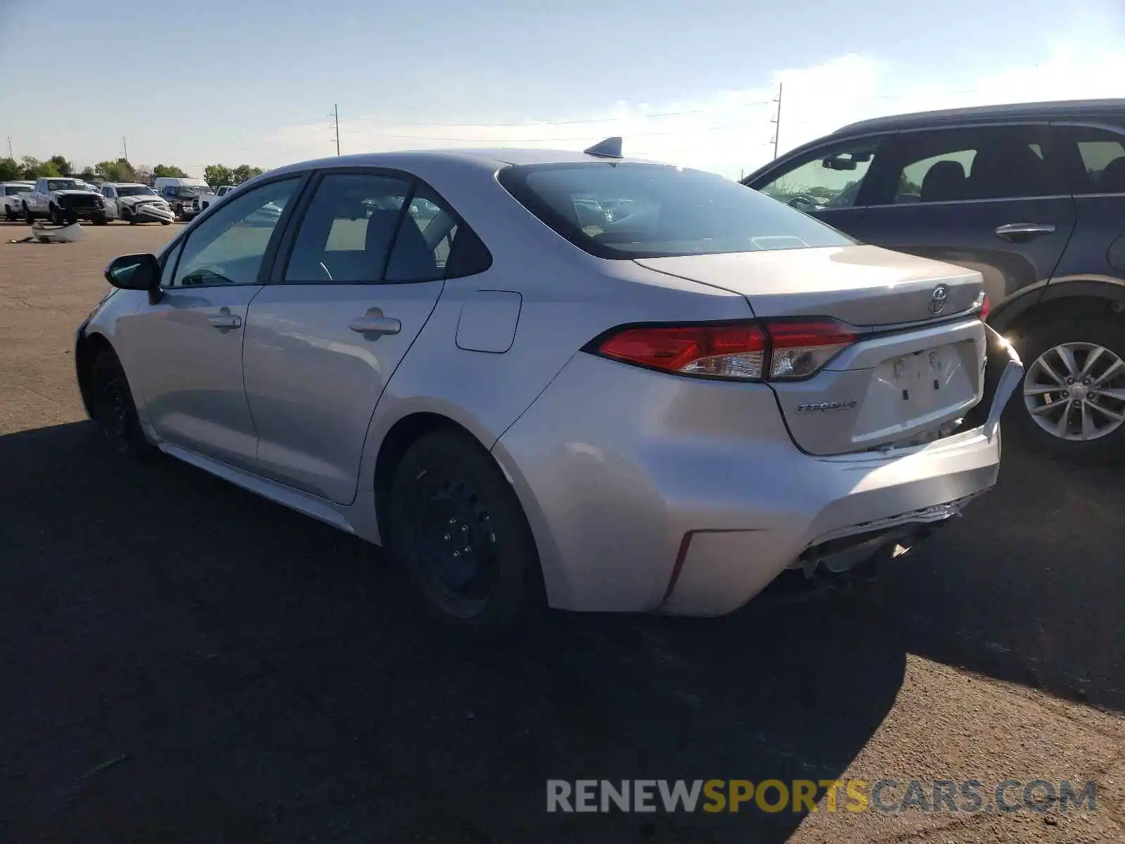 3 Photograph of a damaged car 5YFEPRAE9LP117232 TOYOTA COROLLA 2020