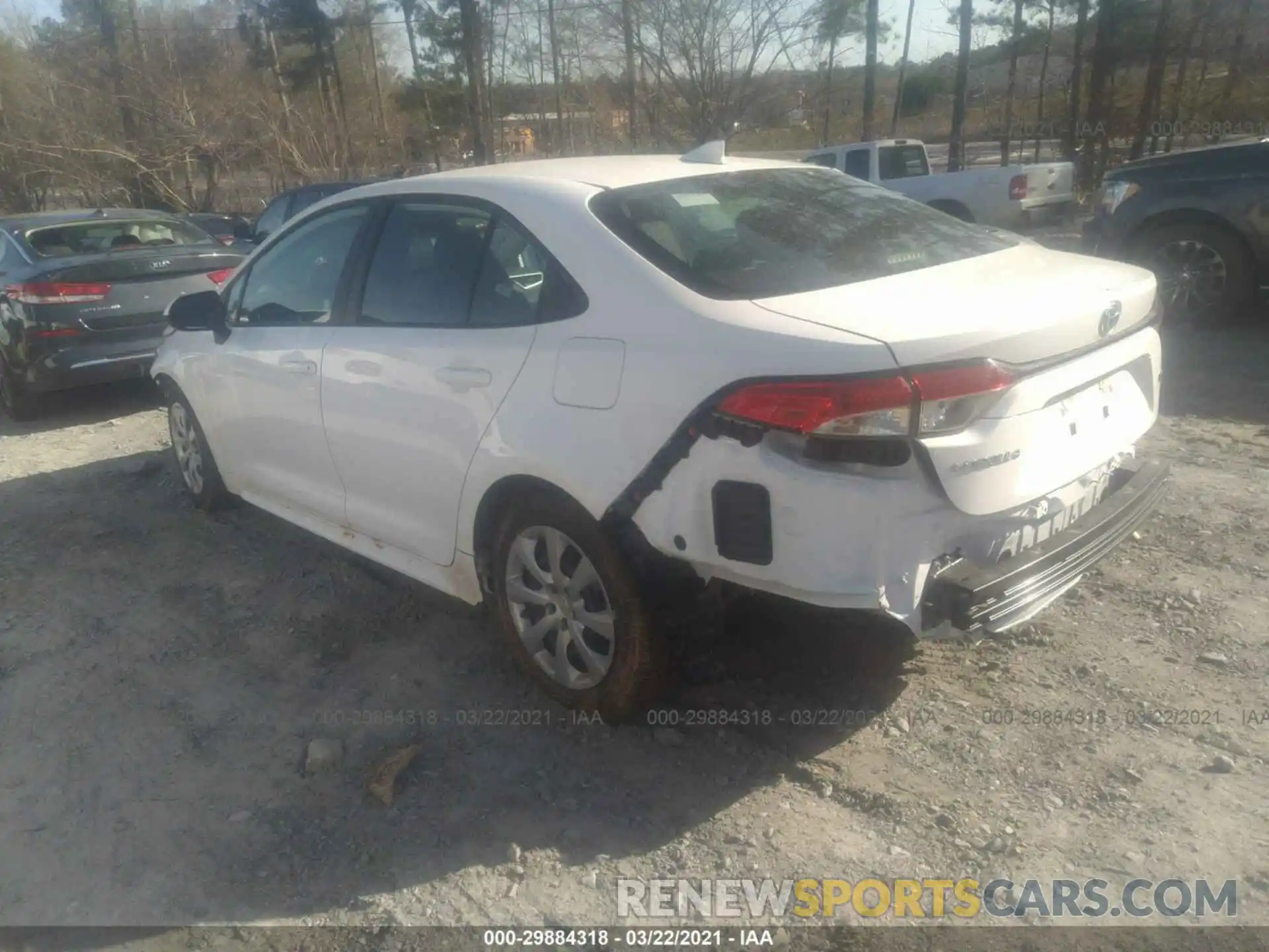 3 Photograph of a damaged car 5YFEPRAE9LP118011 TOYOTA COROLLA 2020