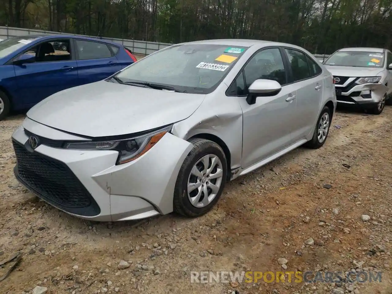 2 Photograph of a damaged car 5YFEPRAE9LP118557 TOYOTA COROLLA 2020